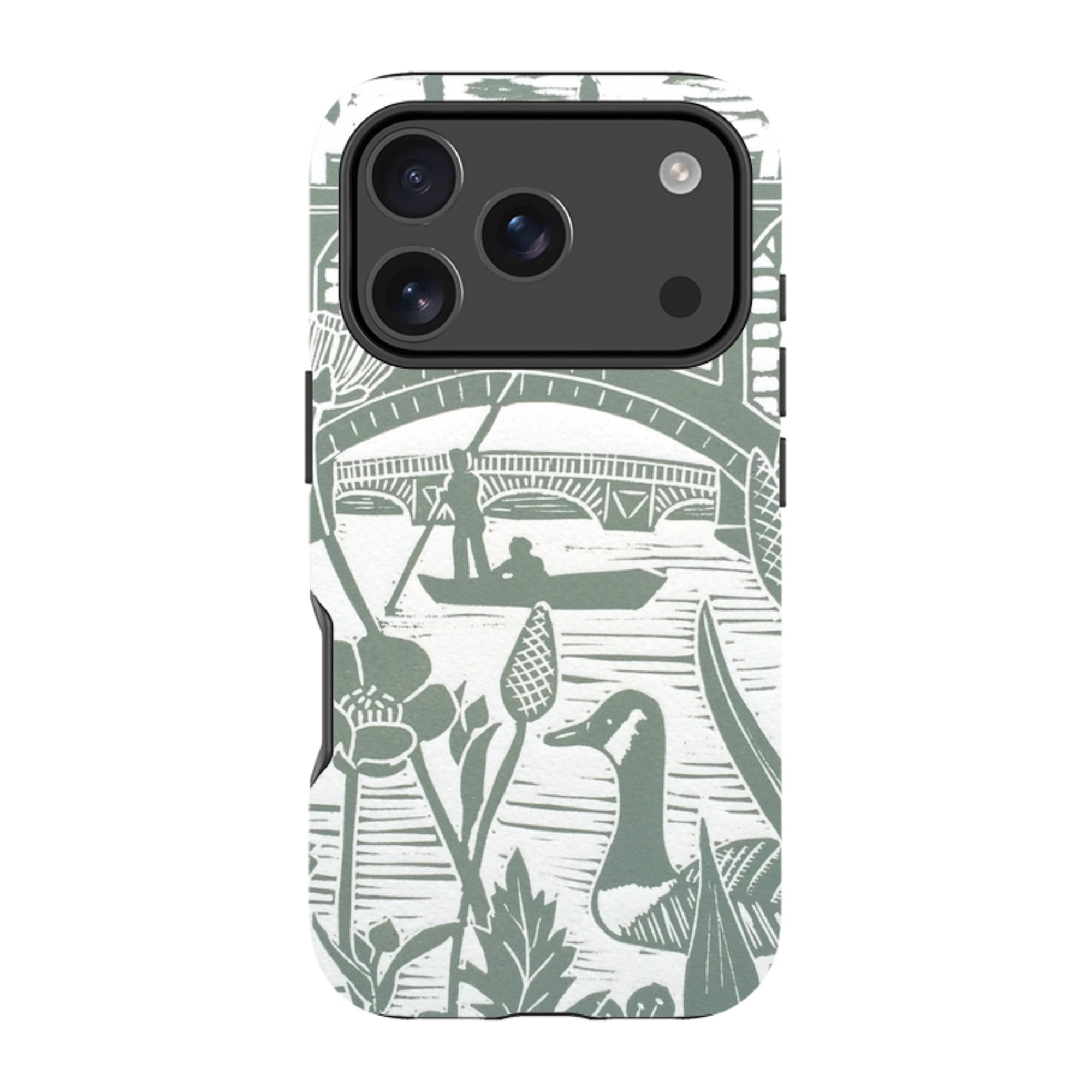 iPhone Tough Case - Punting At Cambridge By Kate Heiss