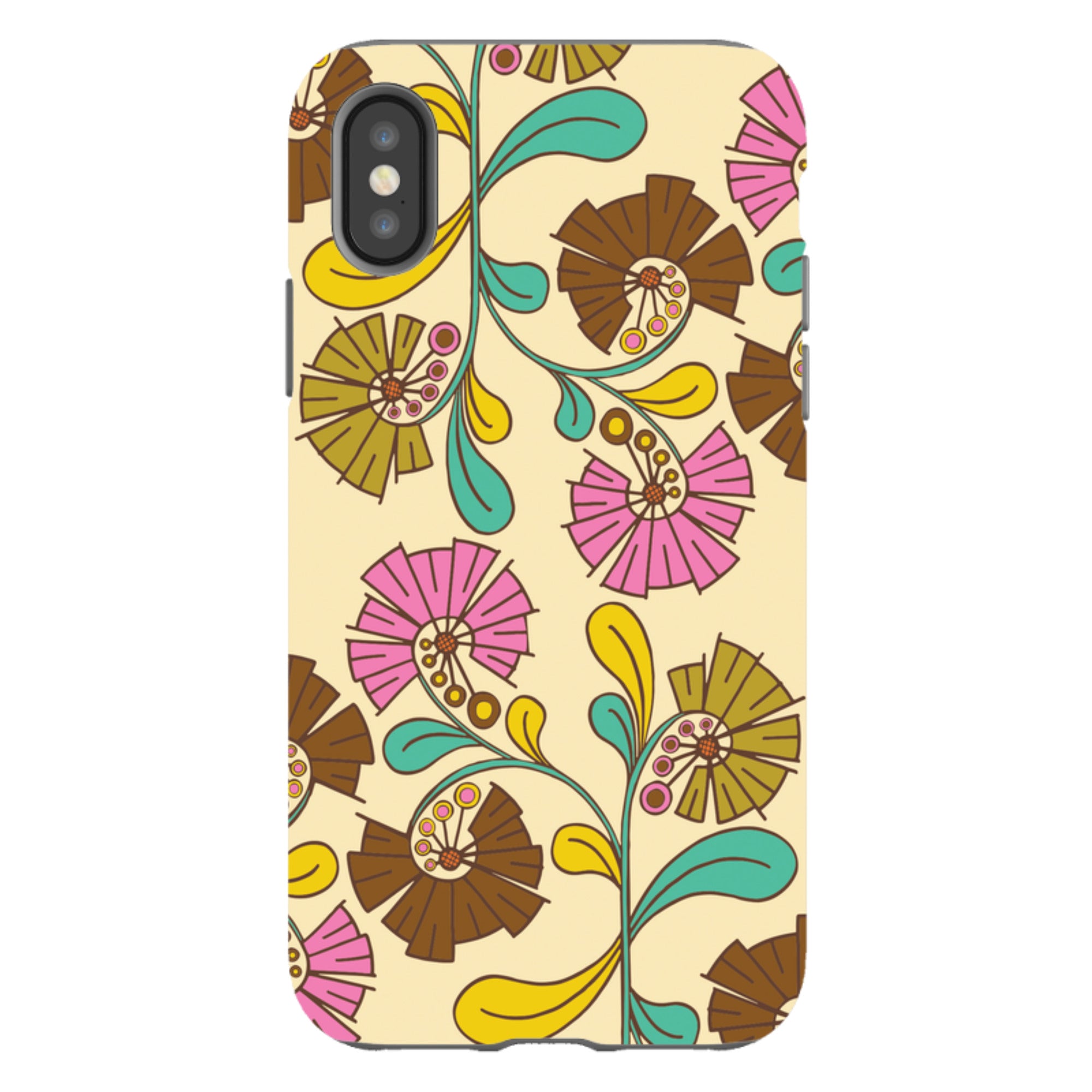 iPhone Tough Case - Fan Flower By Amelia Bowman