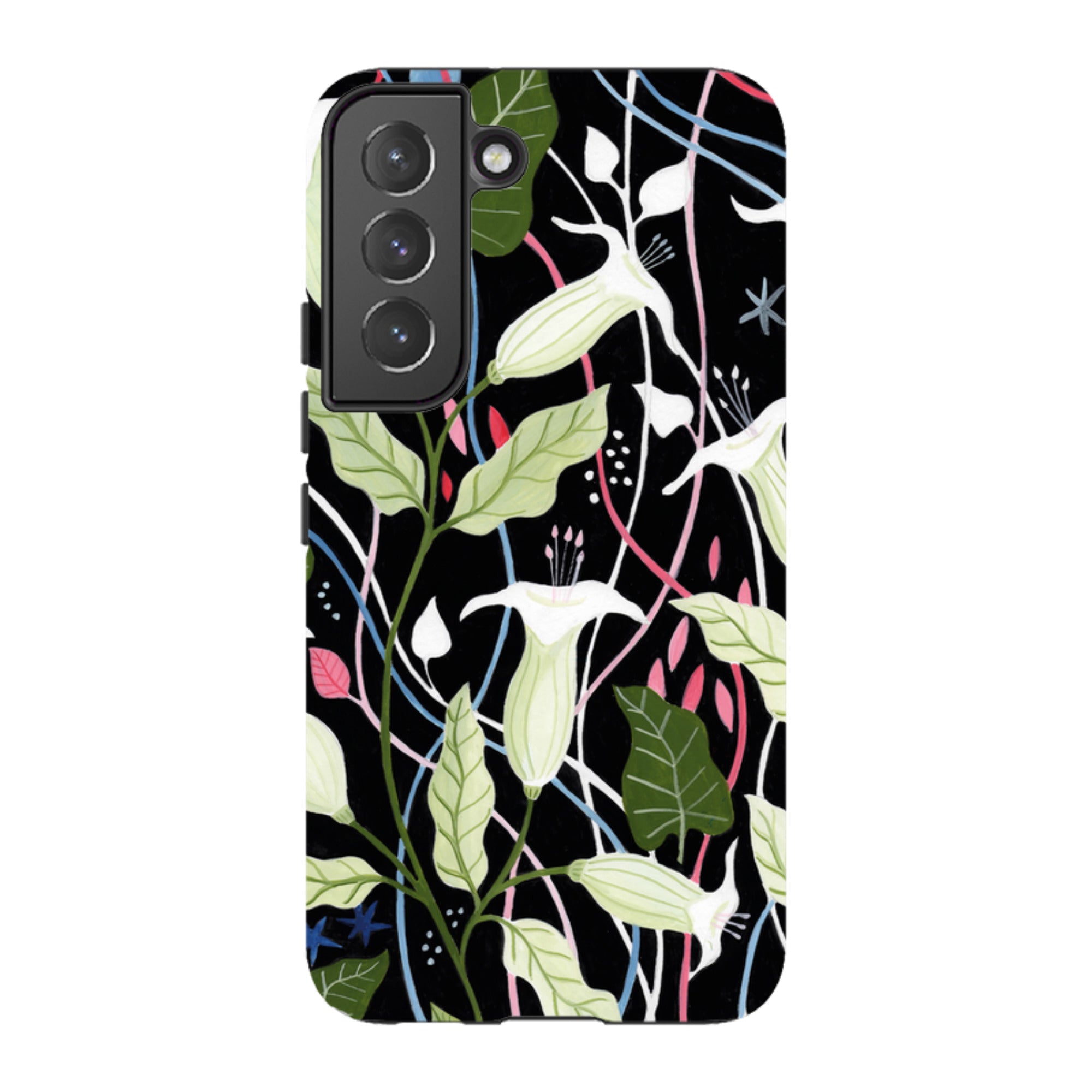 Samsung Tough Case - Trumpet Flowers By Bex Parkin