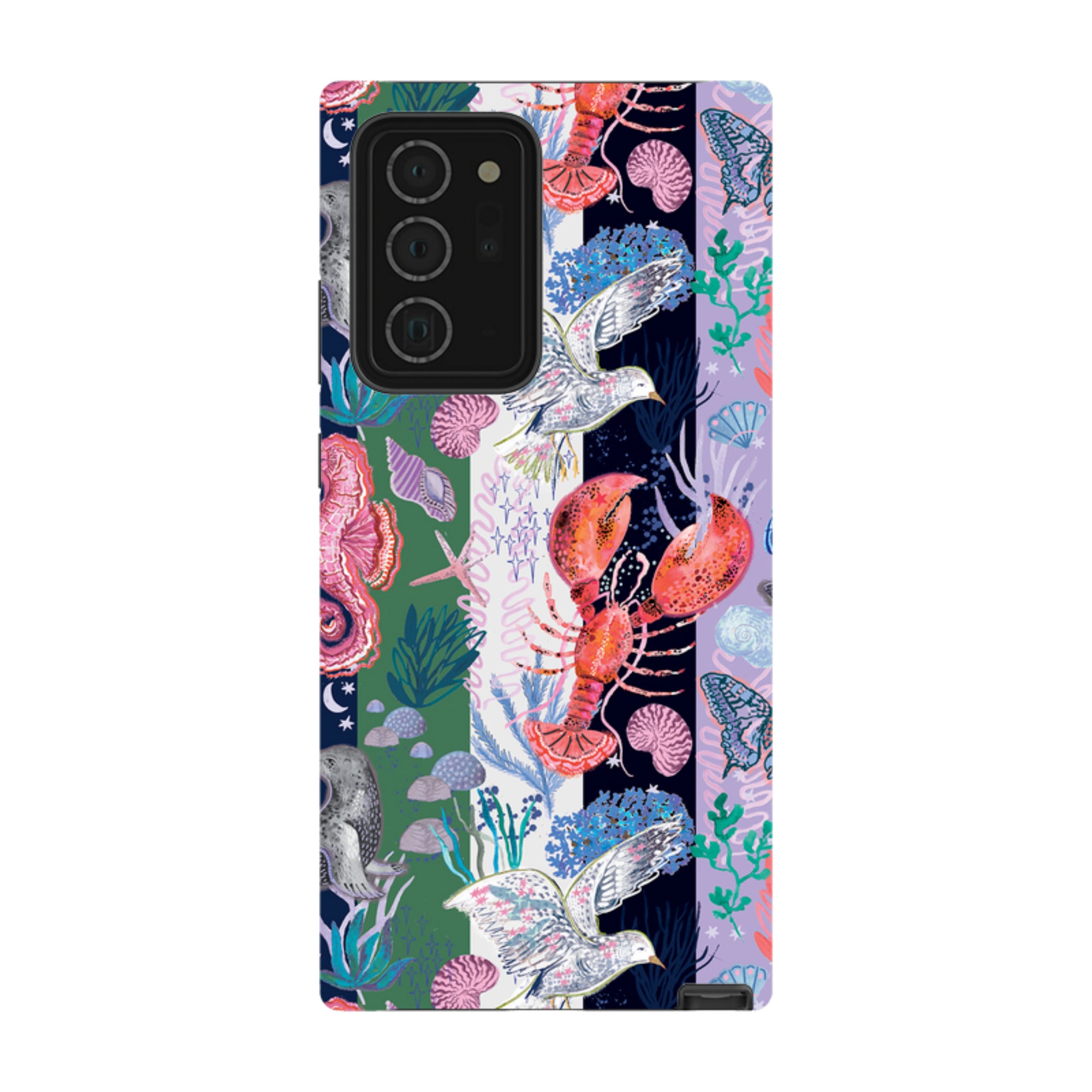 Samsung Tough  Case - Coastal Calling Stripe I By Emma Frances Grant