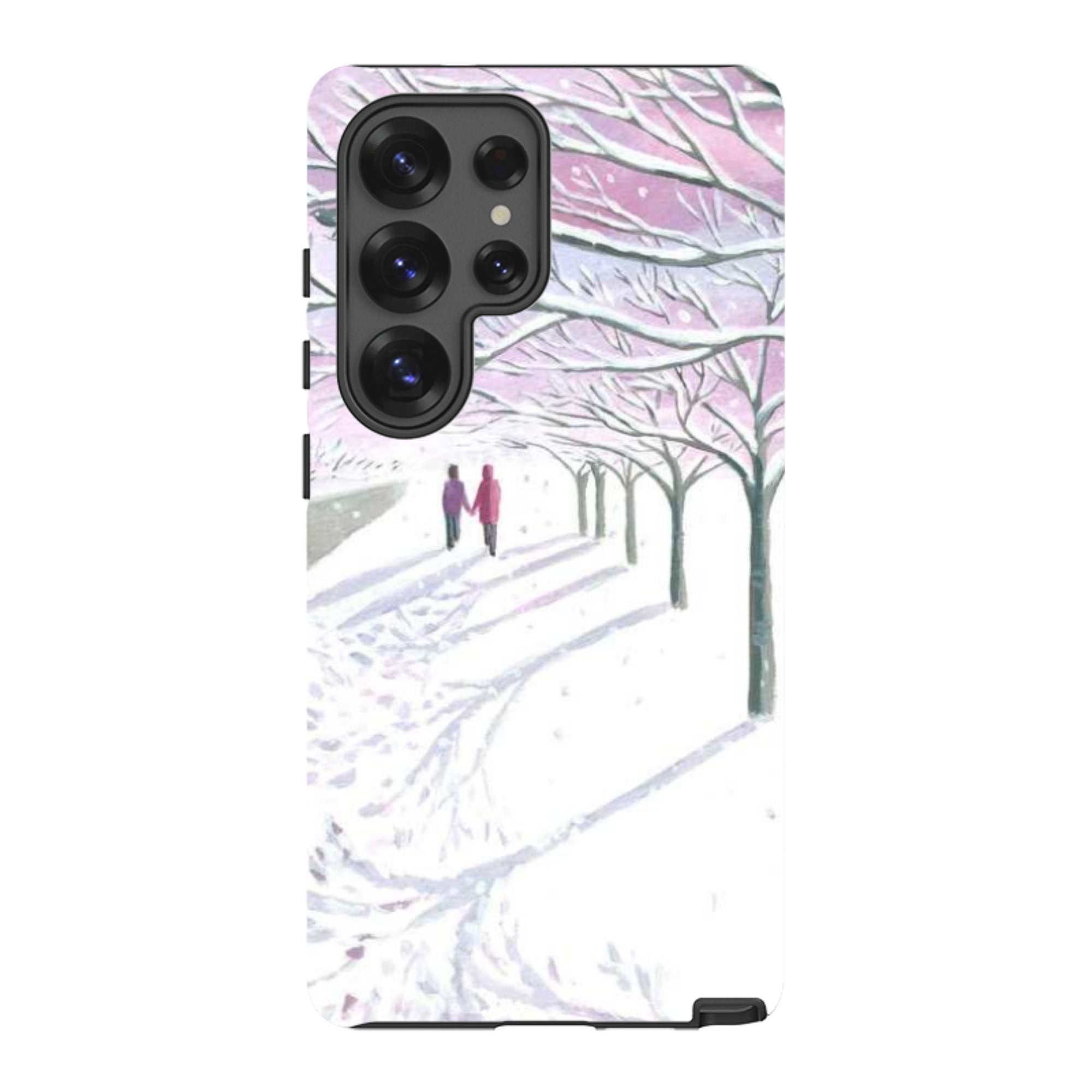 Samsung Tough Case - Snowy Park By Mary Stubberfield