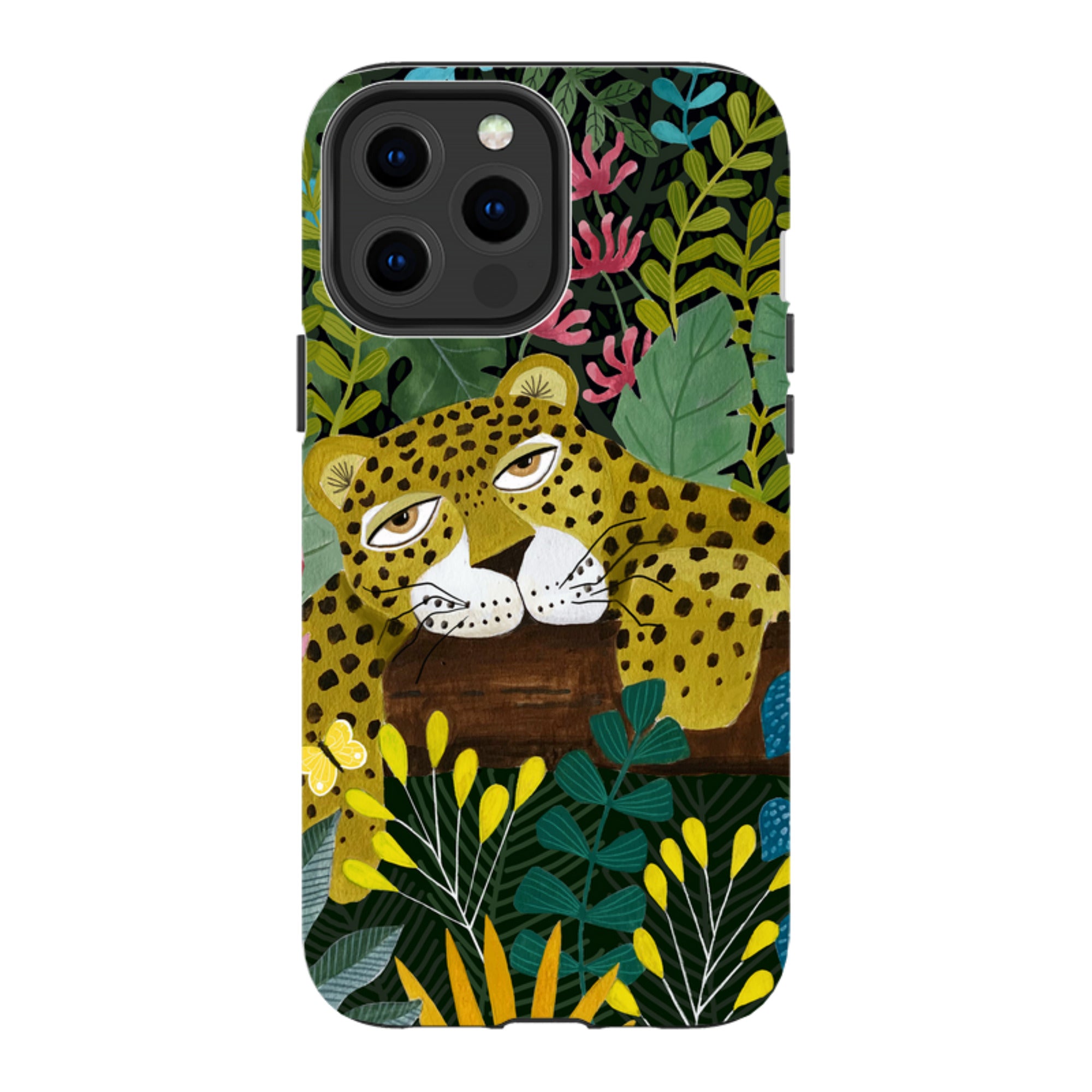 iPhone MagSafe Tough Case - Sleepy Leopard By Bex Parkin