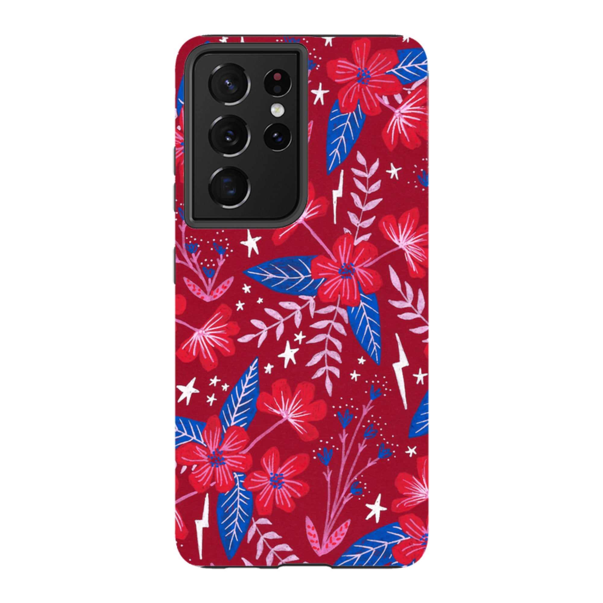 Samsung Tough Case - Red Moon Garden By Lee Foster Wilson