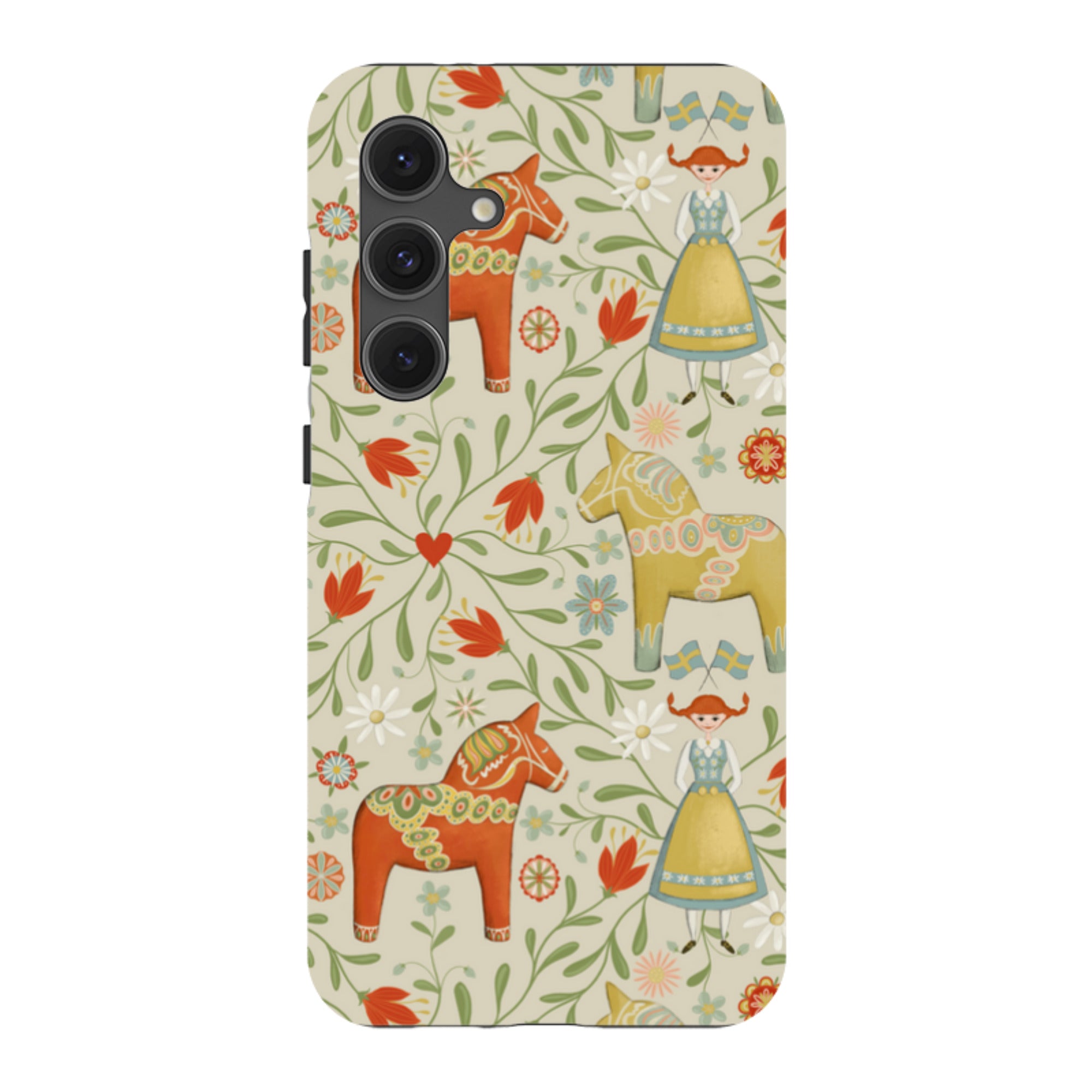 Samsung Tough  Case - Dala Horse By Maja Lindberg