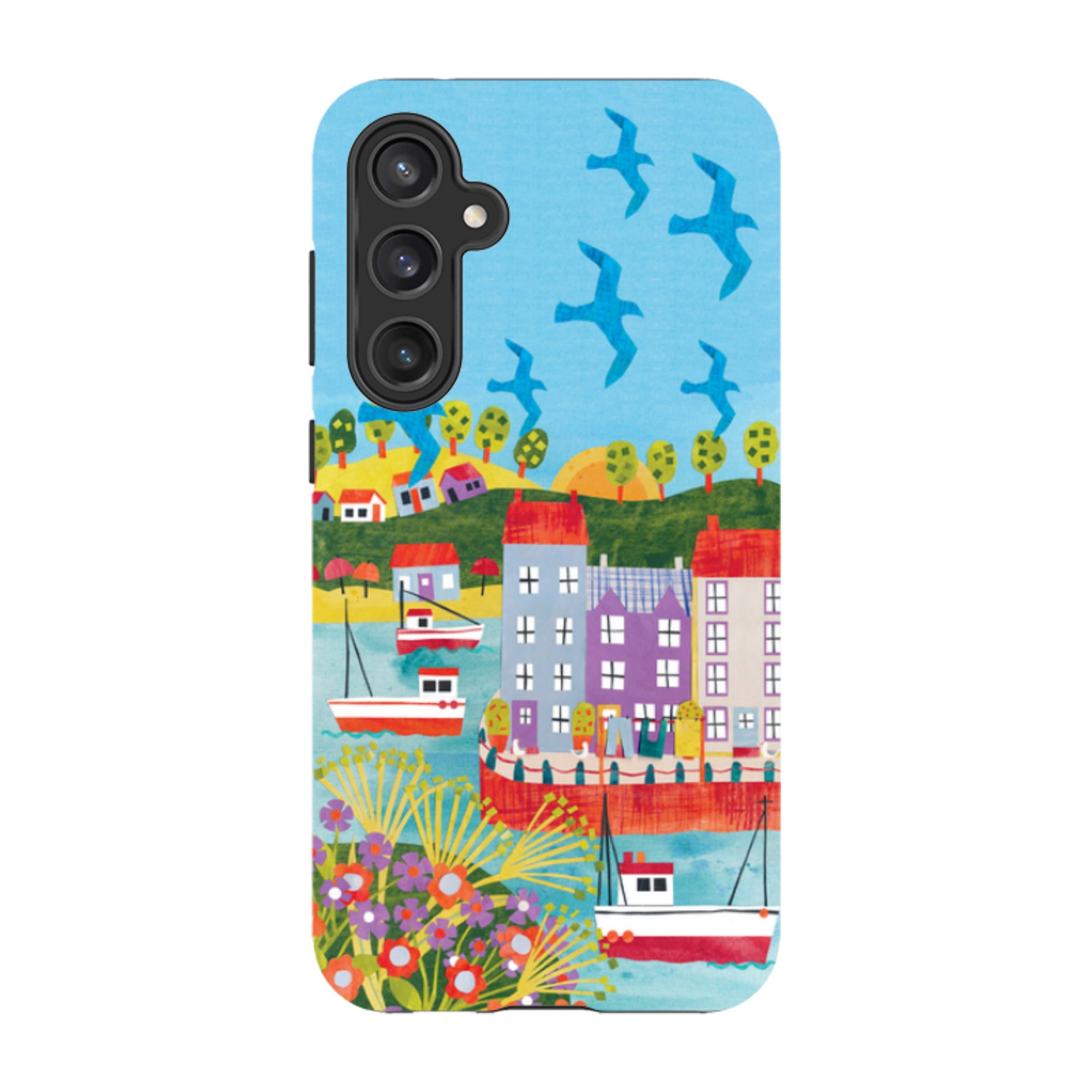 Samsung Tough  Case - Harbour Side By Tracey English
