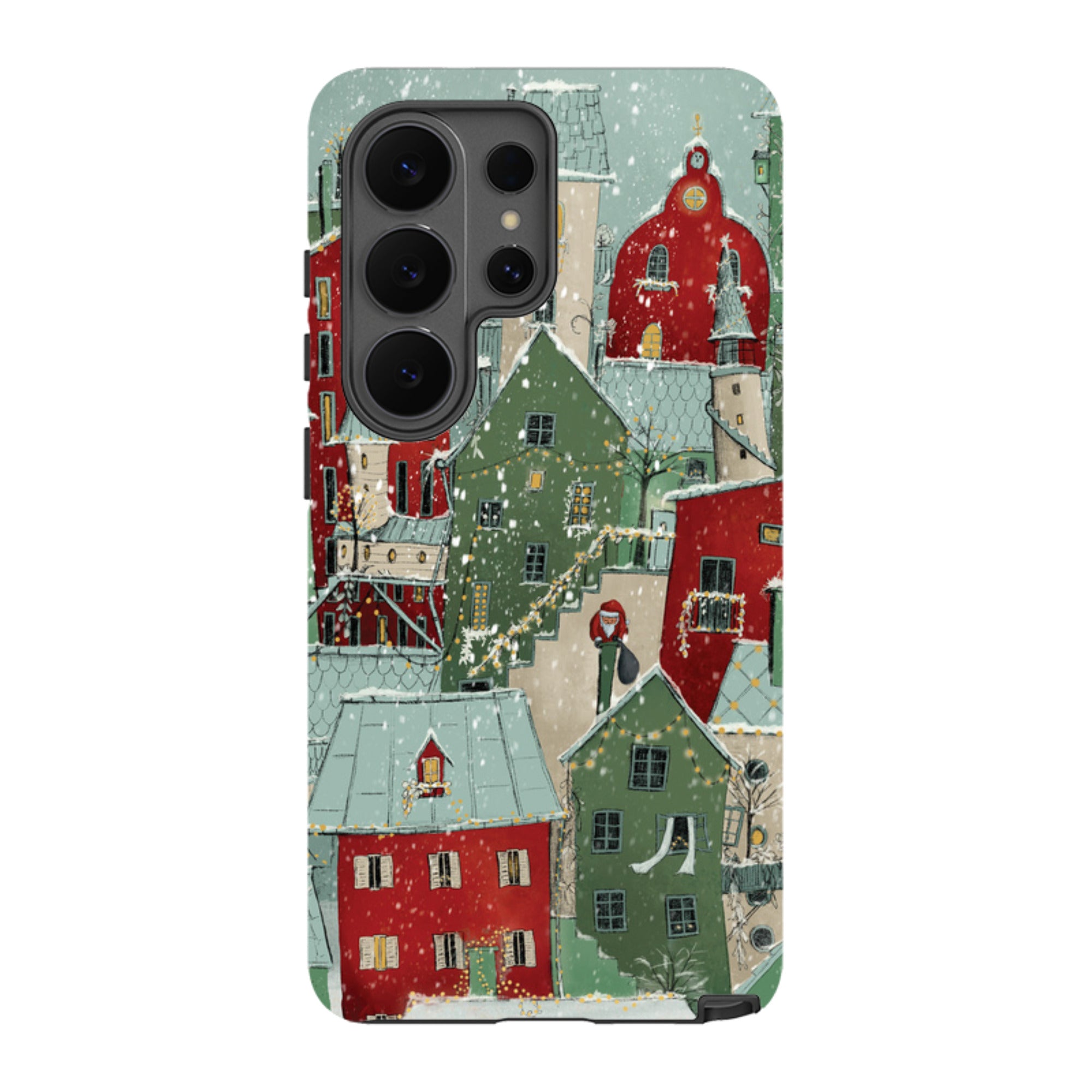Samsung Tough Case - Citywinkles Red By Maja Lindberg