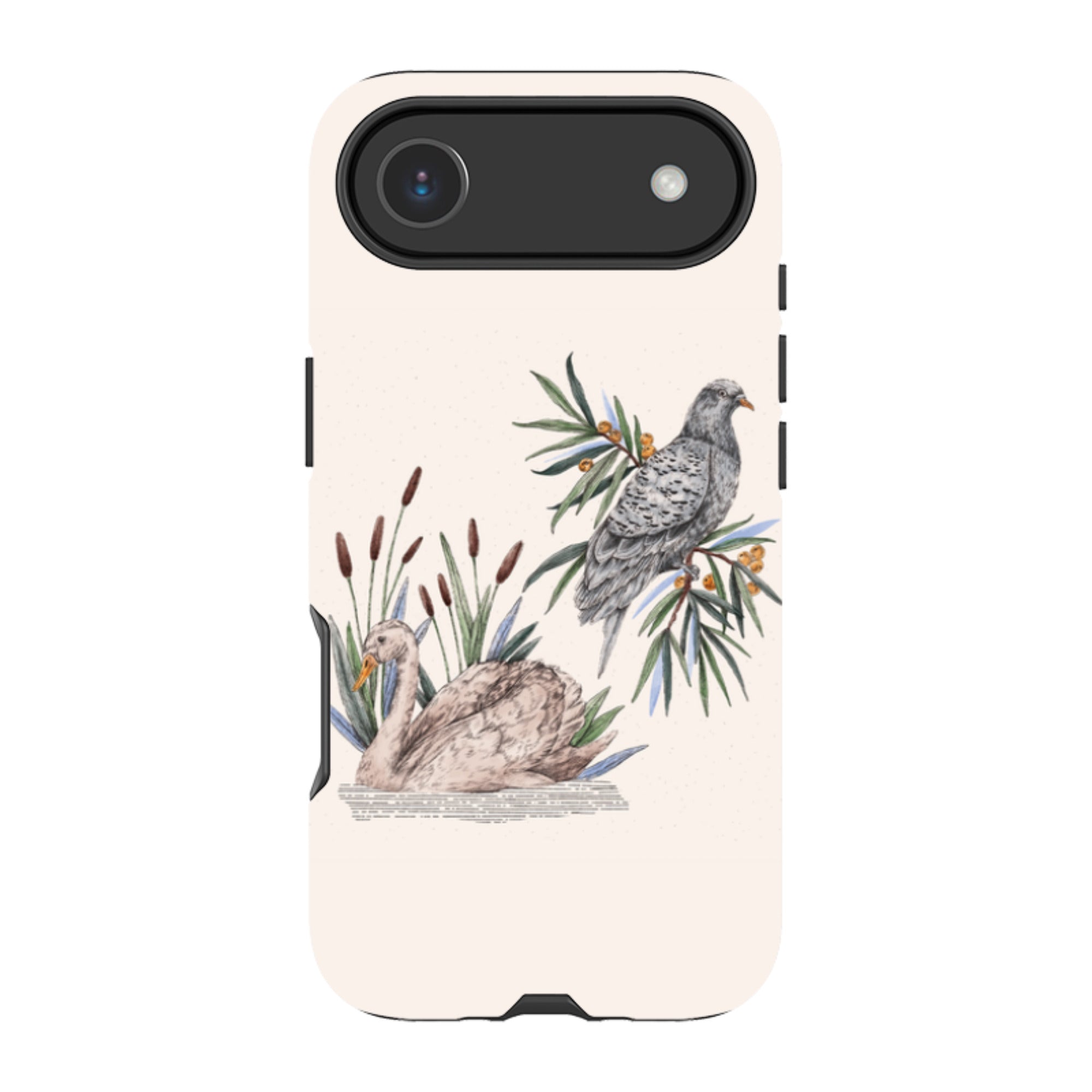 iPhone MagSafe Tough Case -  Swan Pigeon By Jade Mosinski