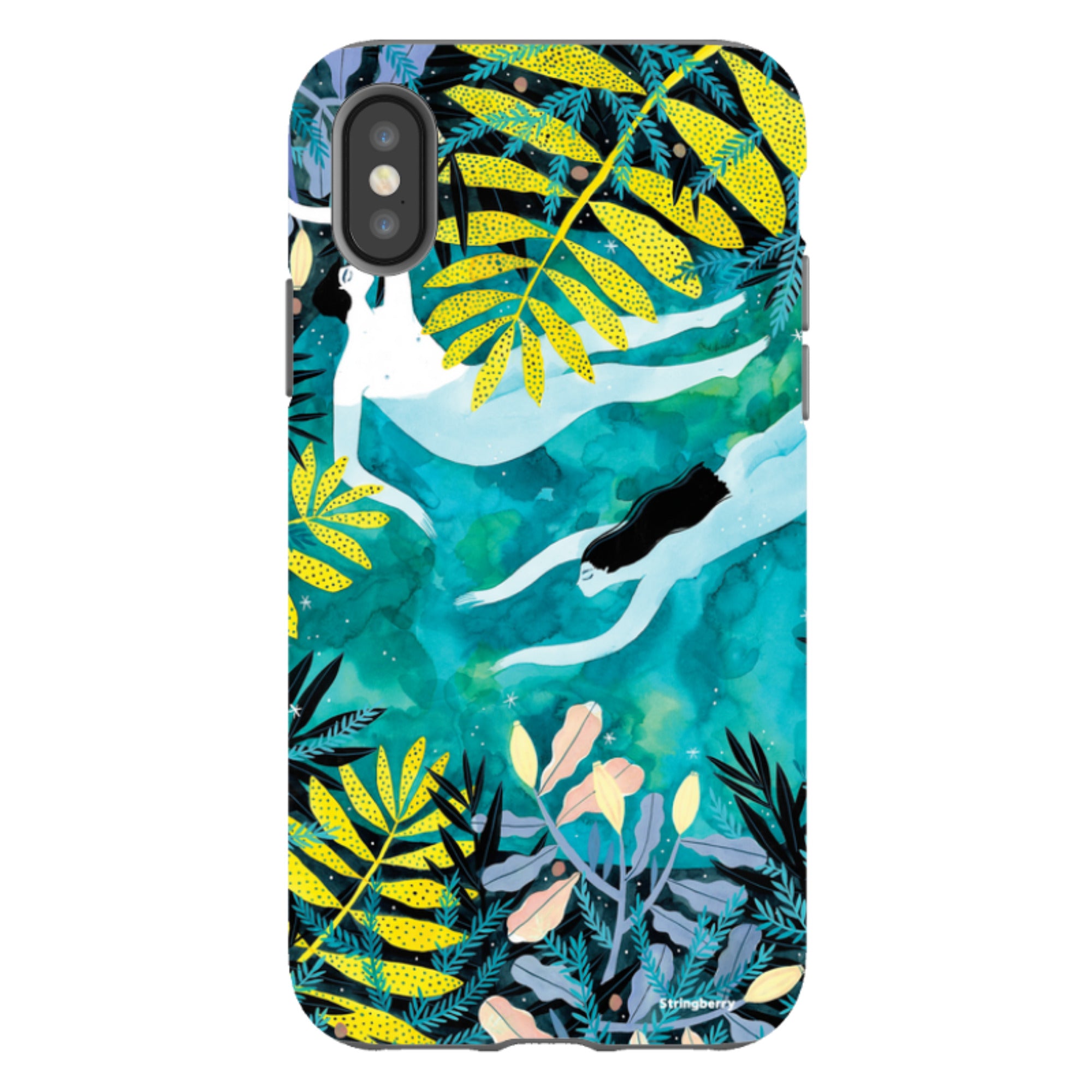 iPhone Tough Case - Night Swimming By Madalina Andronic