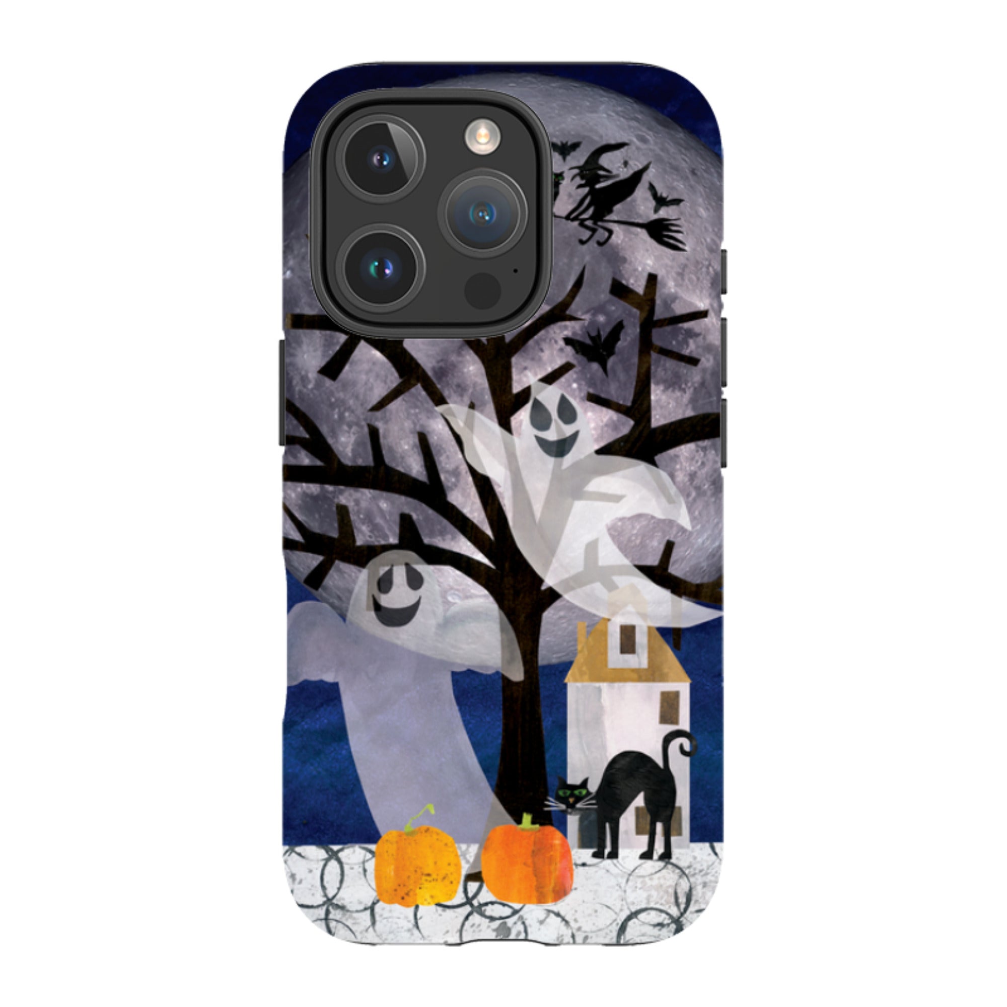 iPhone Tough Case - Halloween Moon By Tracey English