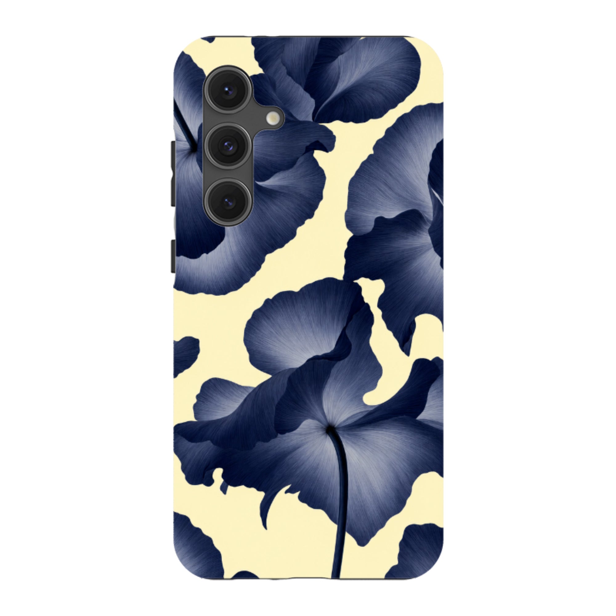 Samsung Tough Case - Navy Blue Poppy
