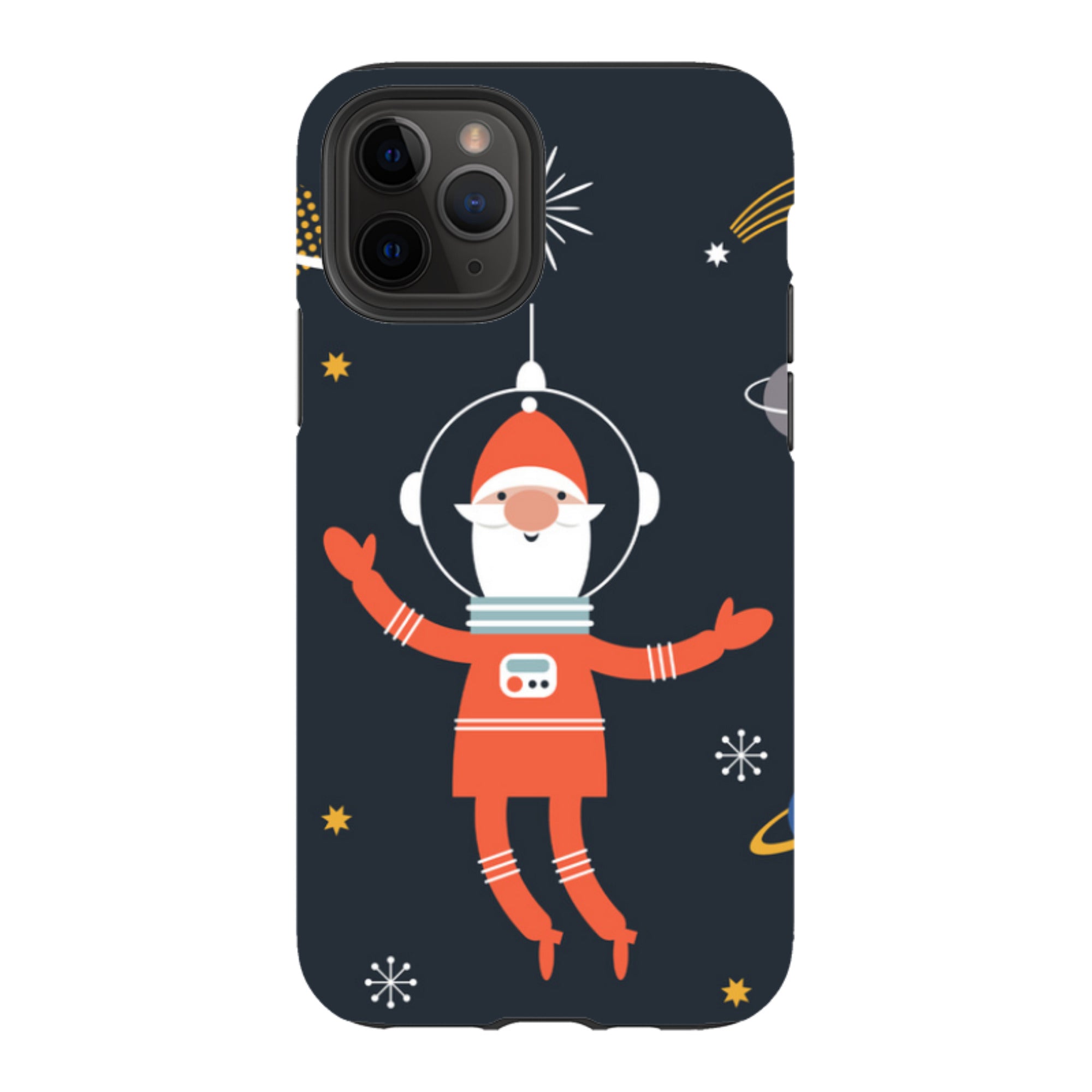 iPhone Tough Case - Cosmic Santa