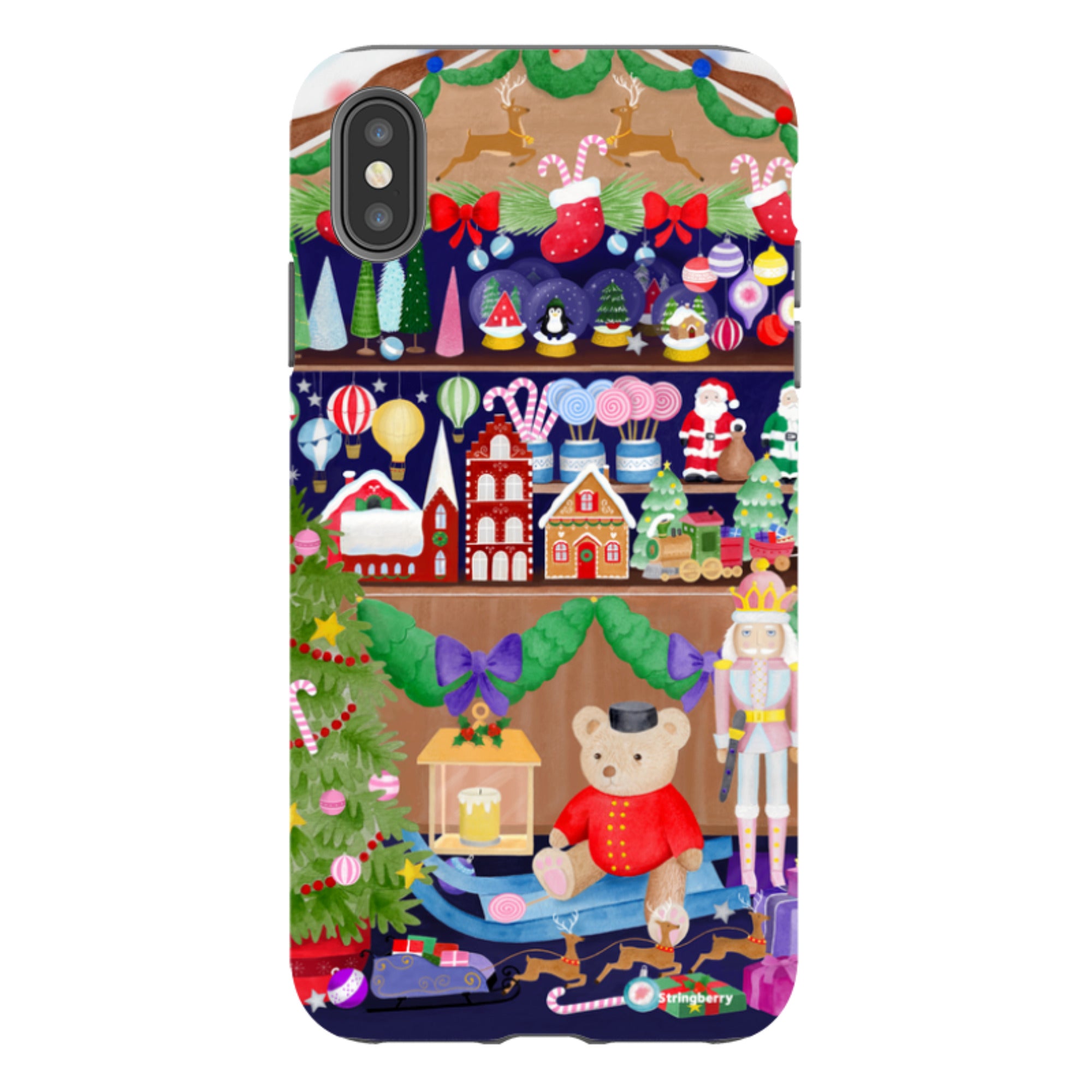 iPhone Tough Case - Christmas Shop By Bex Parkin