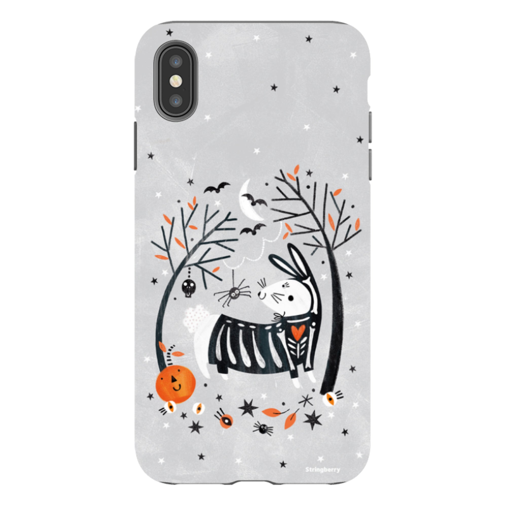 iPhone Tough Case - Spooky Rabbit By Ali Brookes
