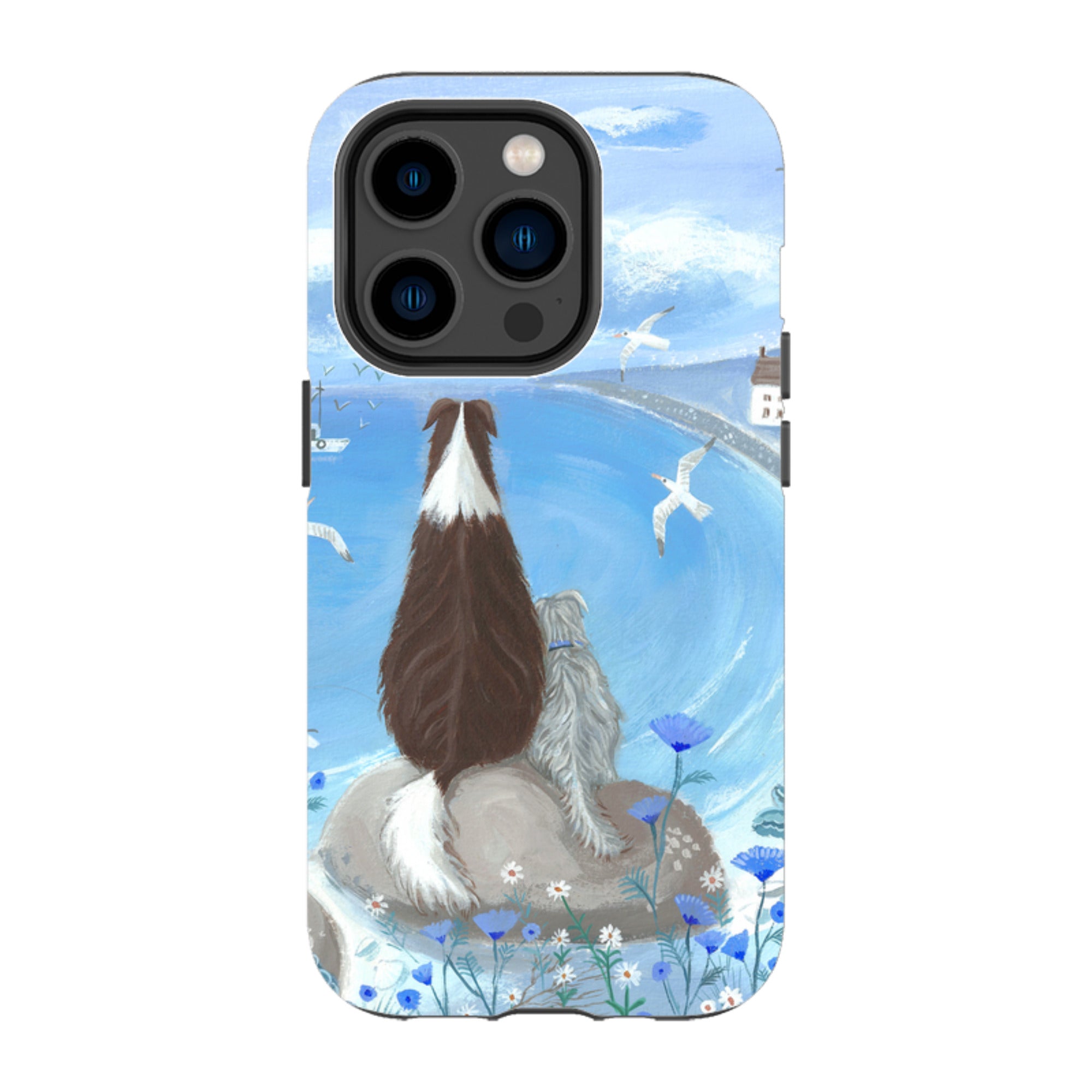 iPhone Tough Case - Beach Dog By Mary Stubberfield