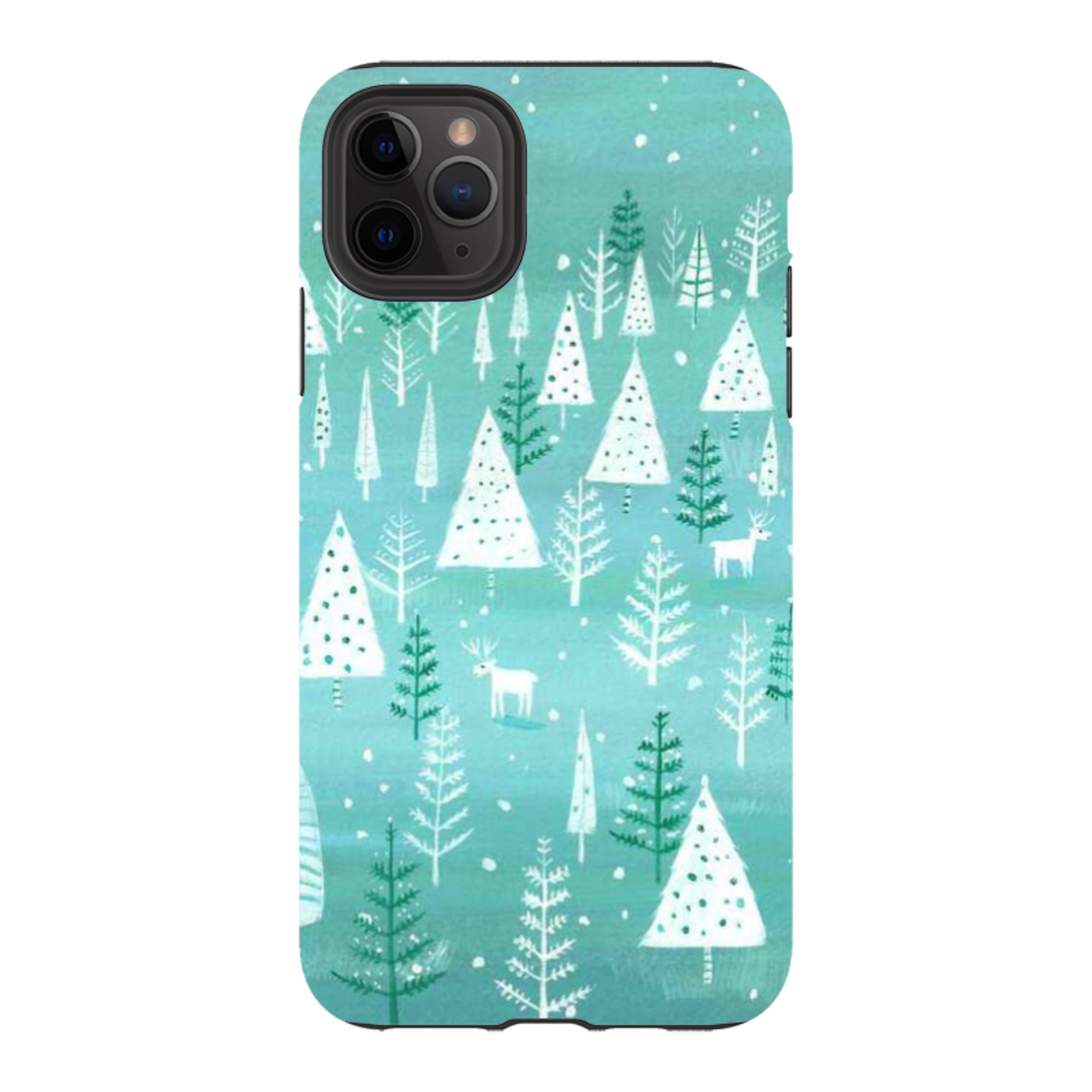 iPhone Tough Case - Teal Tundra By Mary Stubberfield