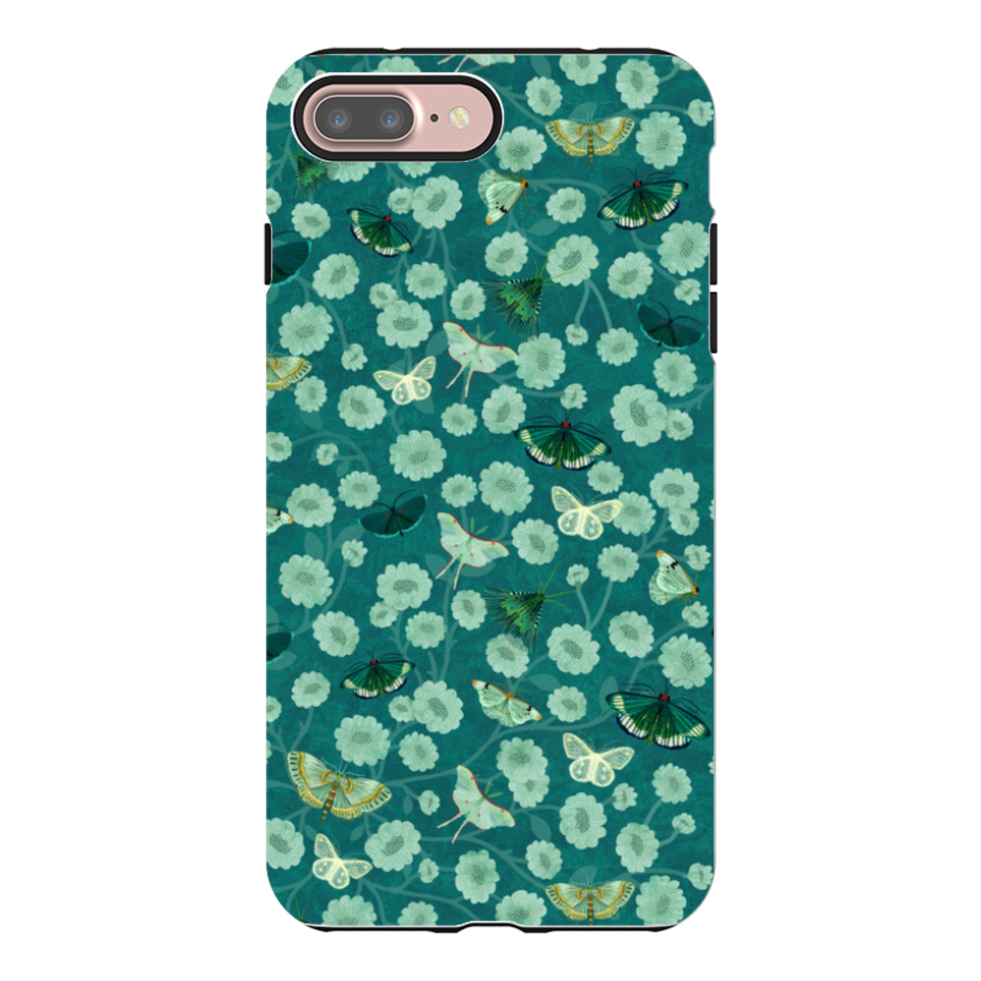 iPhone Tough Case - Small Moths 2 By Katherine Quinn