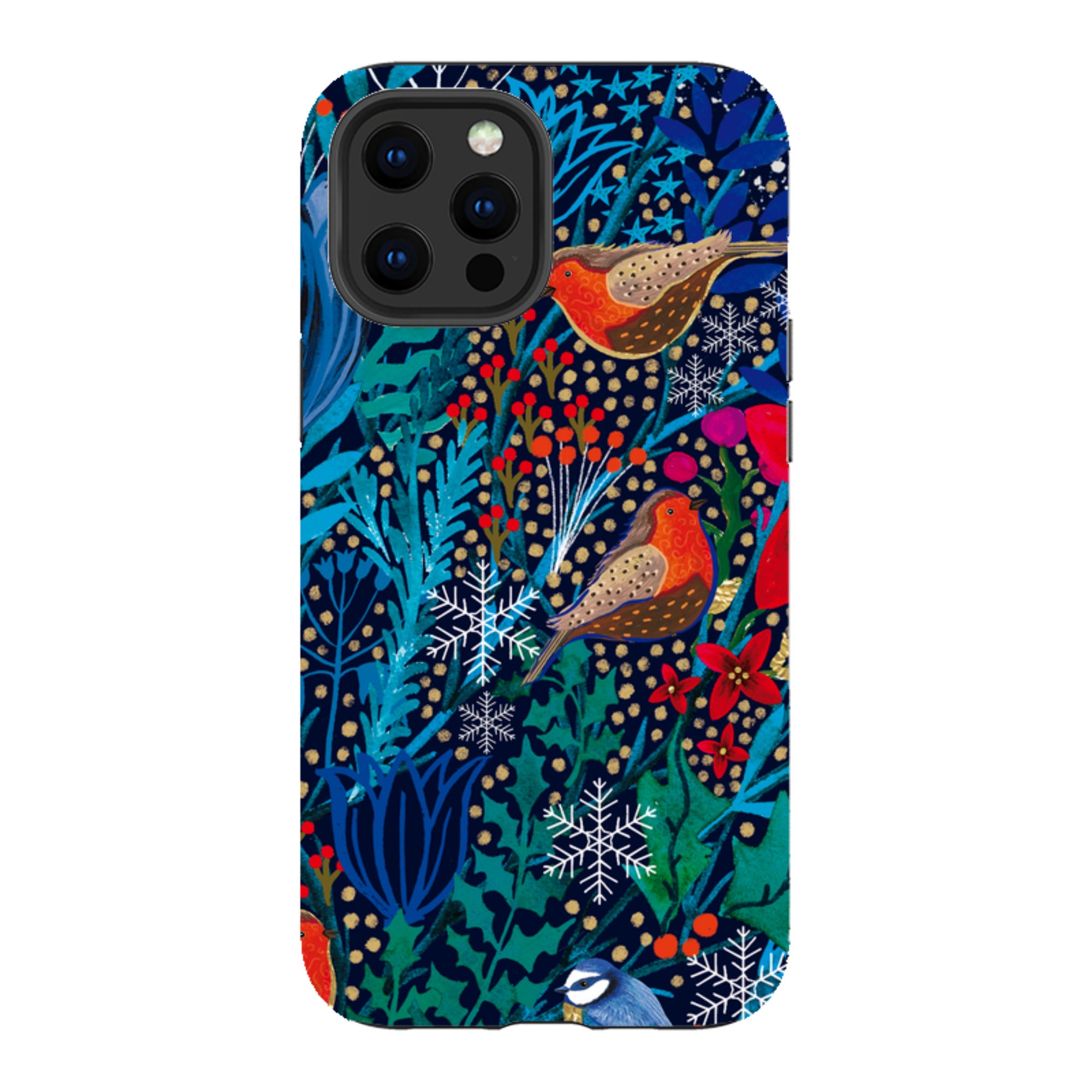 iPhone Tough Case - Xmas Robin III By Emma Frances Grant