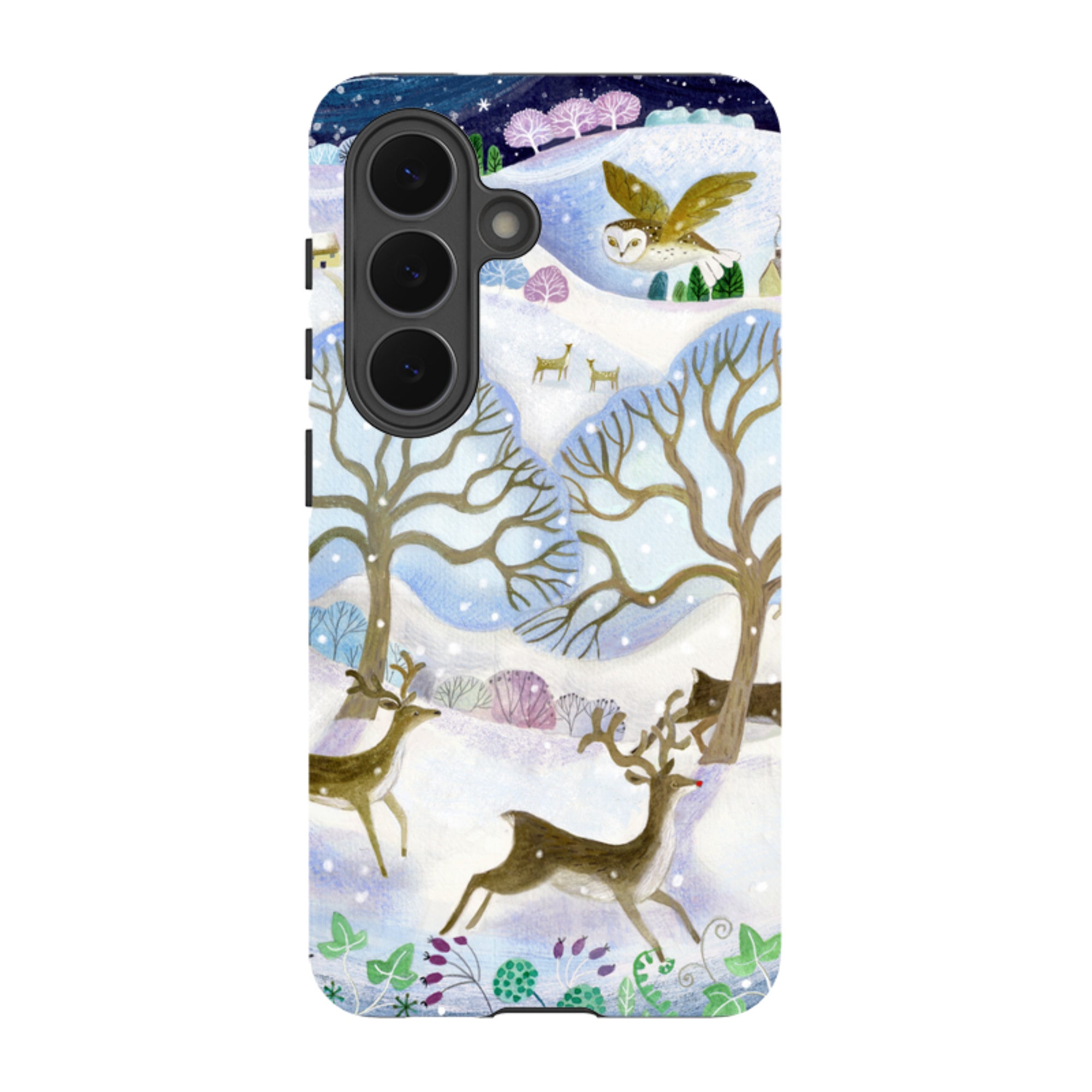 Samsung Tough Case - Winter Deer By Bex Parkin