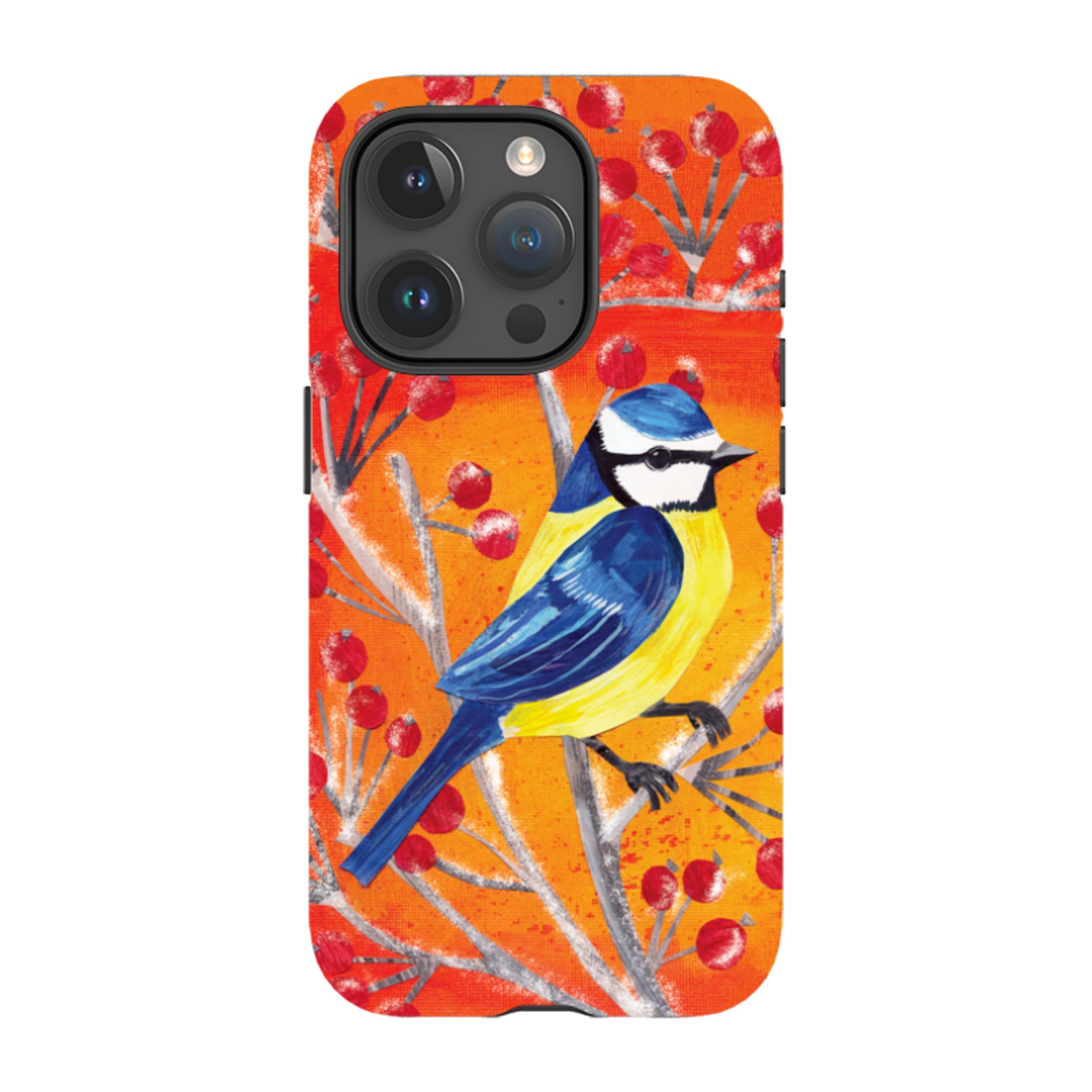 iPhone Tough Case - Blue Tit By Tracey English