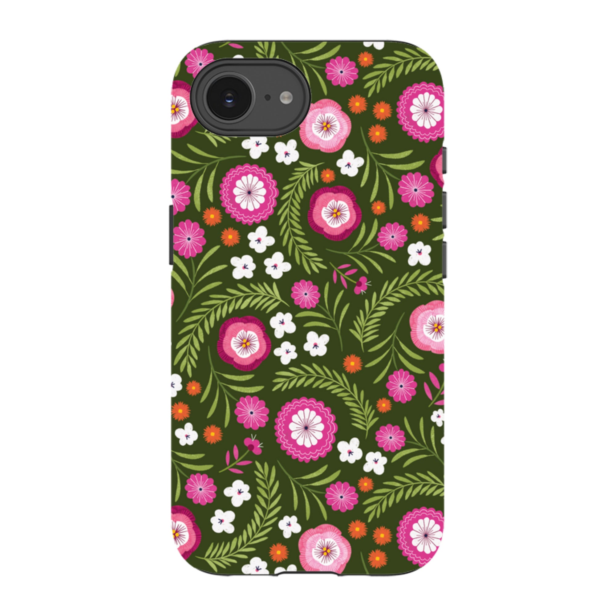 iPhone Tough Case - Posy Garden II By Ali Brookes