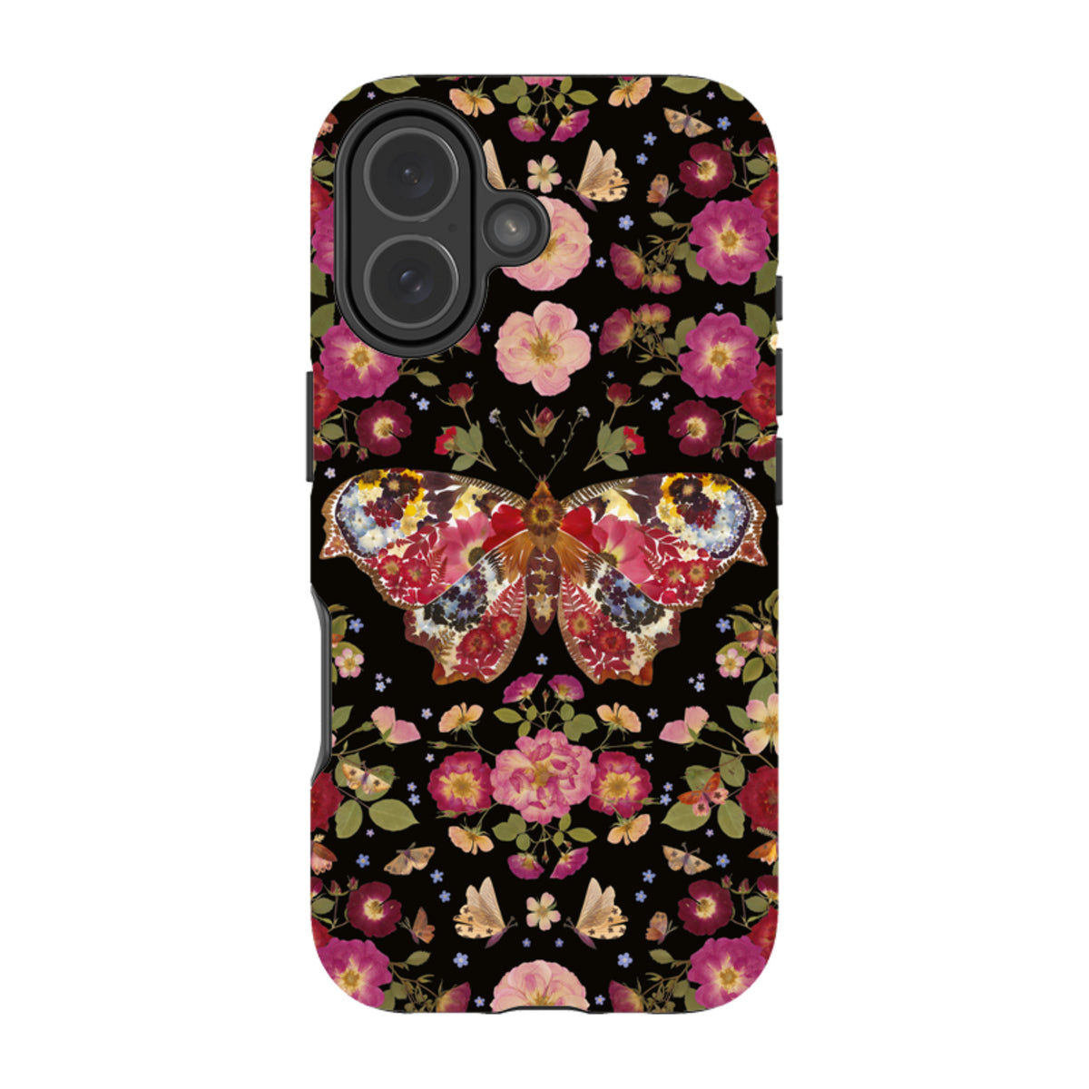 iPhone Tough Case - Midnight Butterfly By Helen Ahpornsiri