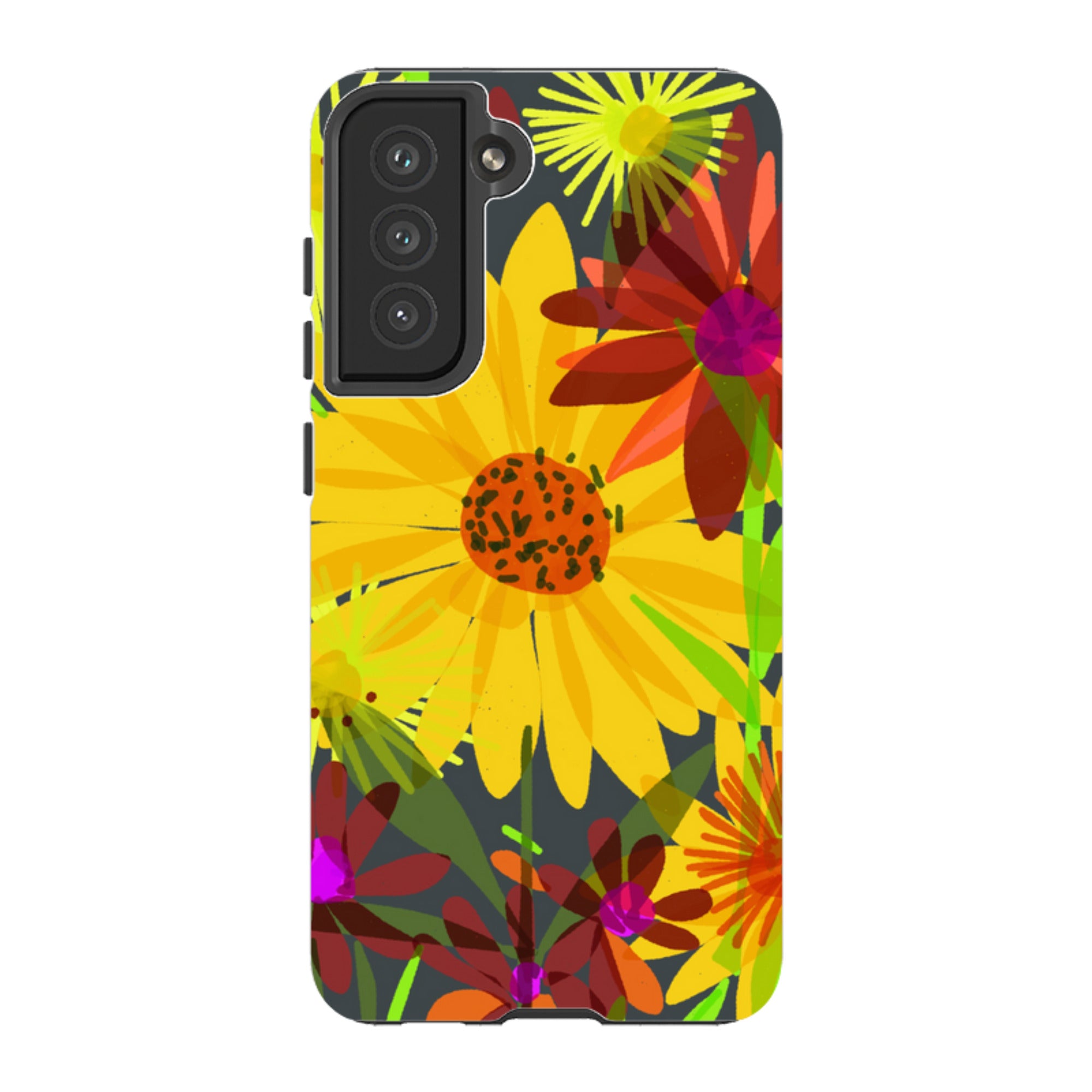 Samsung Tough Case - Sunflowers By Sarah Campbell