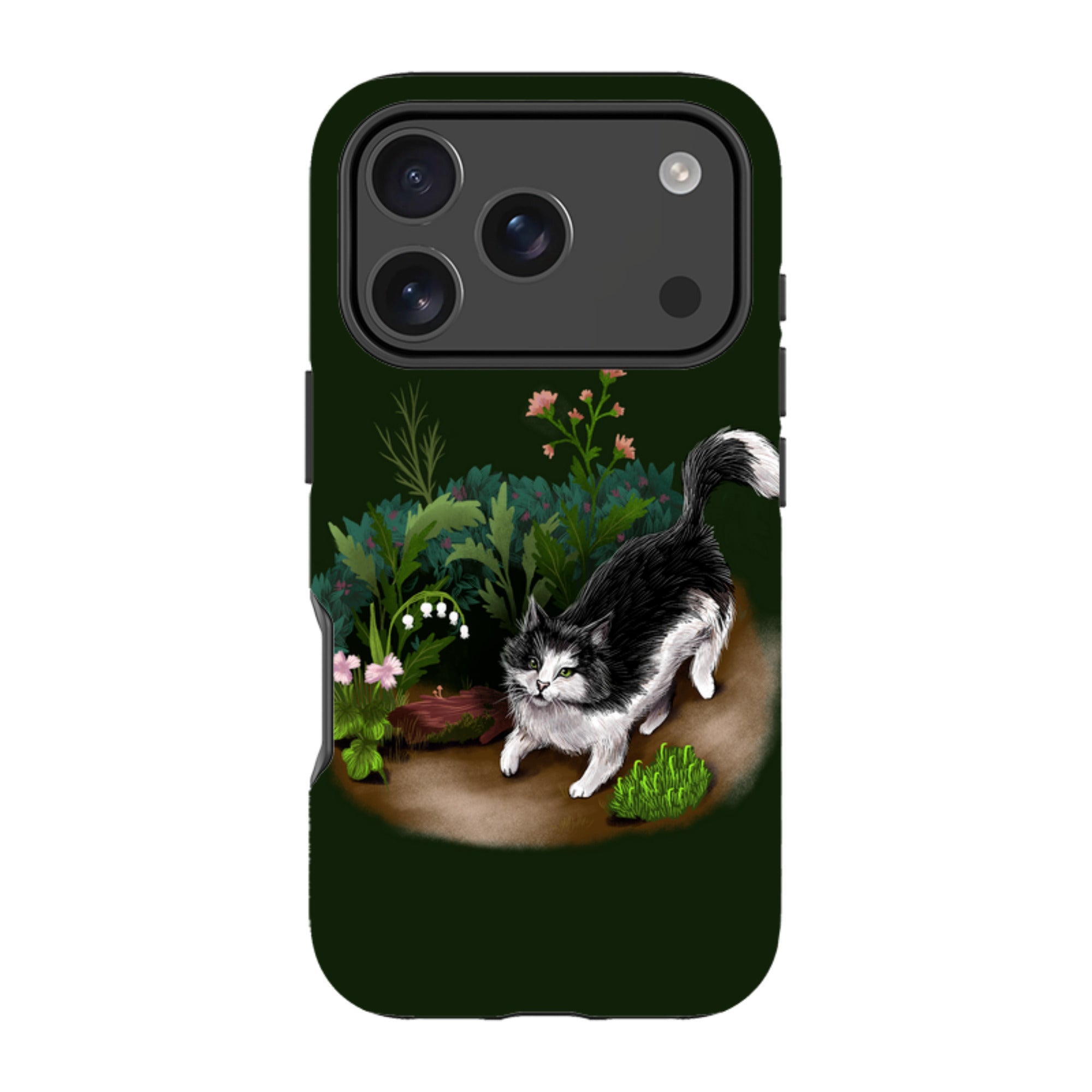 iPhone Tough Case - Munchkin Cat By Anna Stead