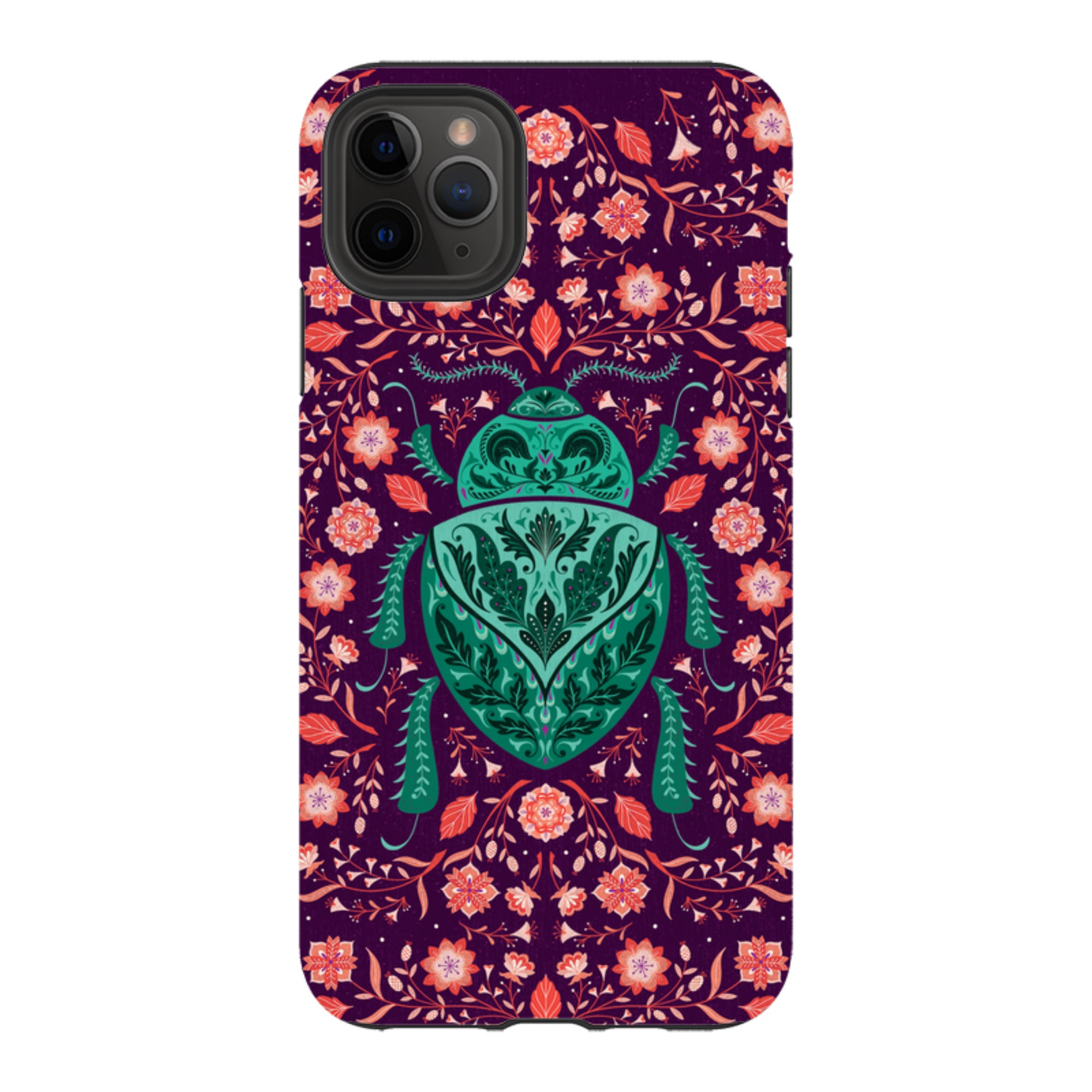iPhone Tough Case - Beetle By Jenny Zemanek