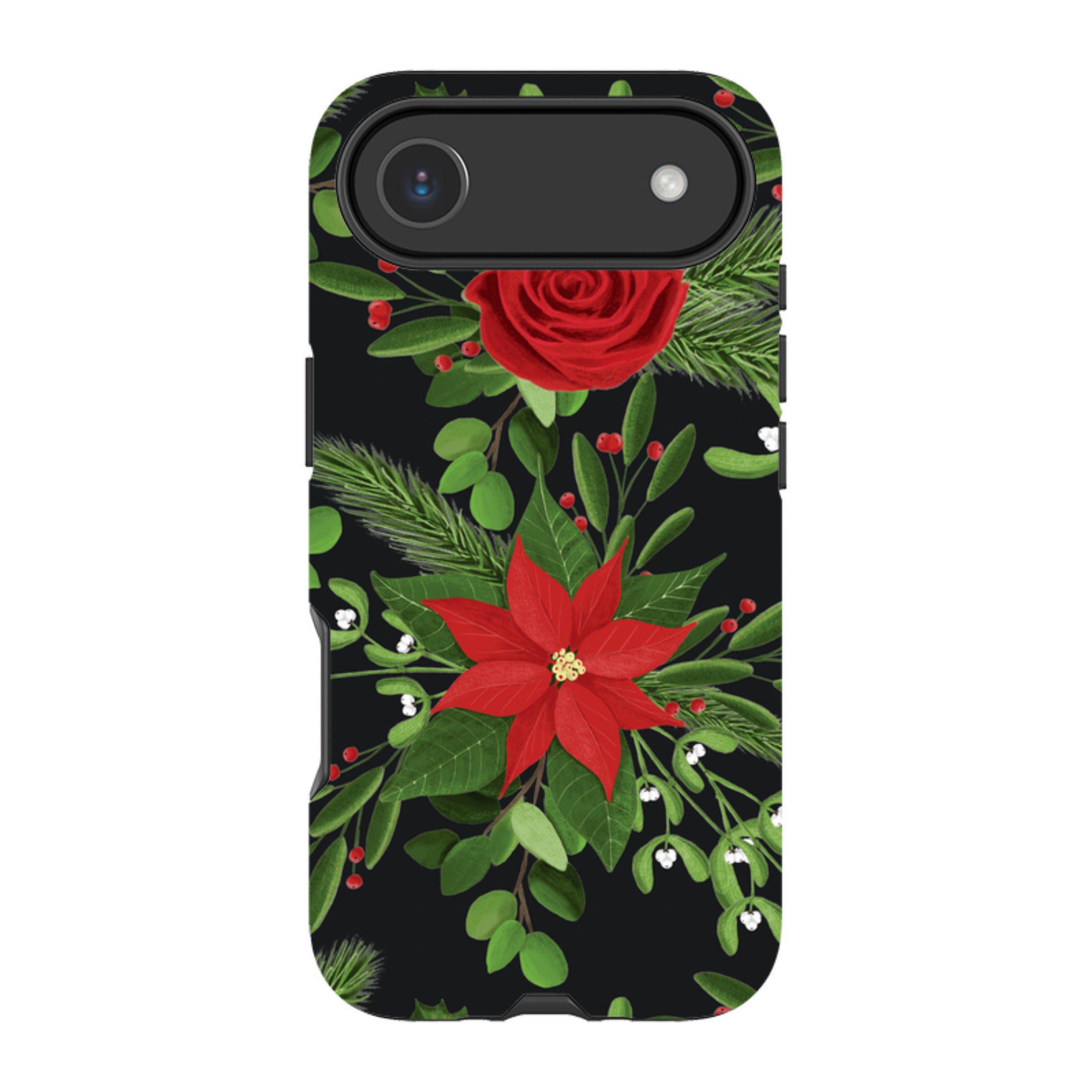 iPhone Tough Case - Black White Plaid By Abby Jacobs