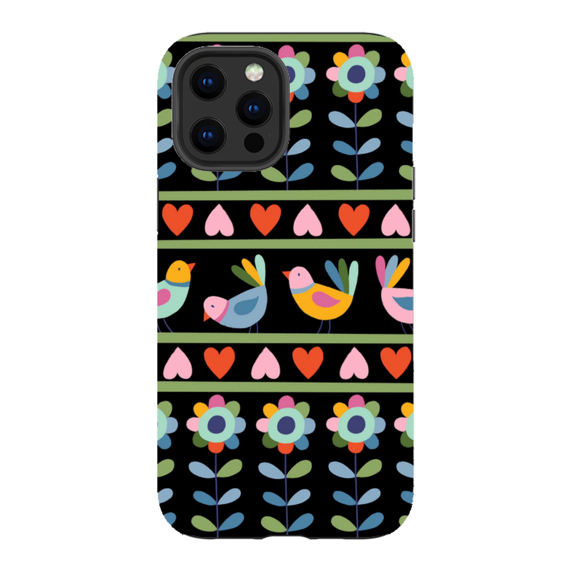 iPhone Tough Case - Folky Birds II By Suzy Taylor