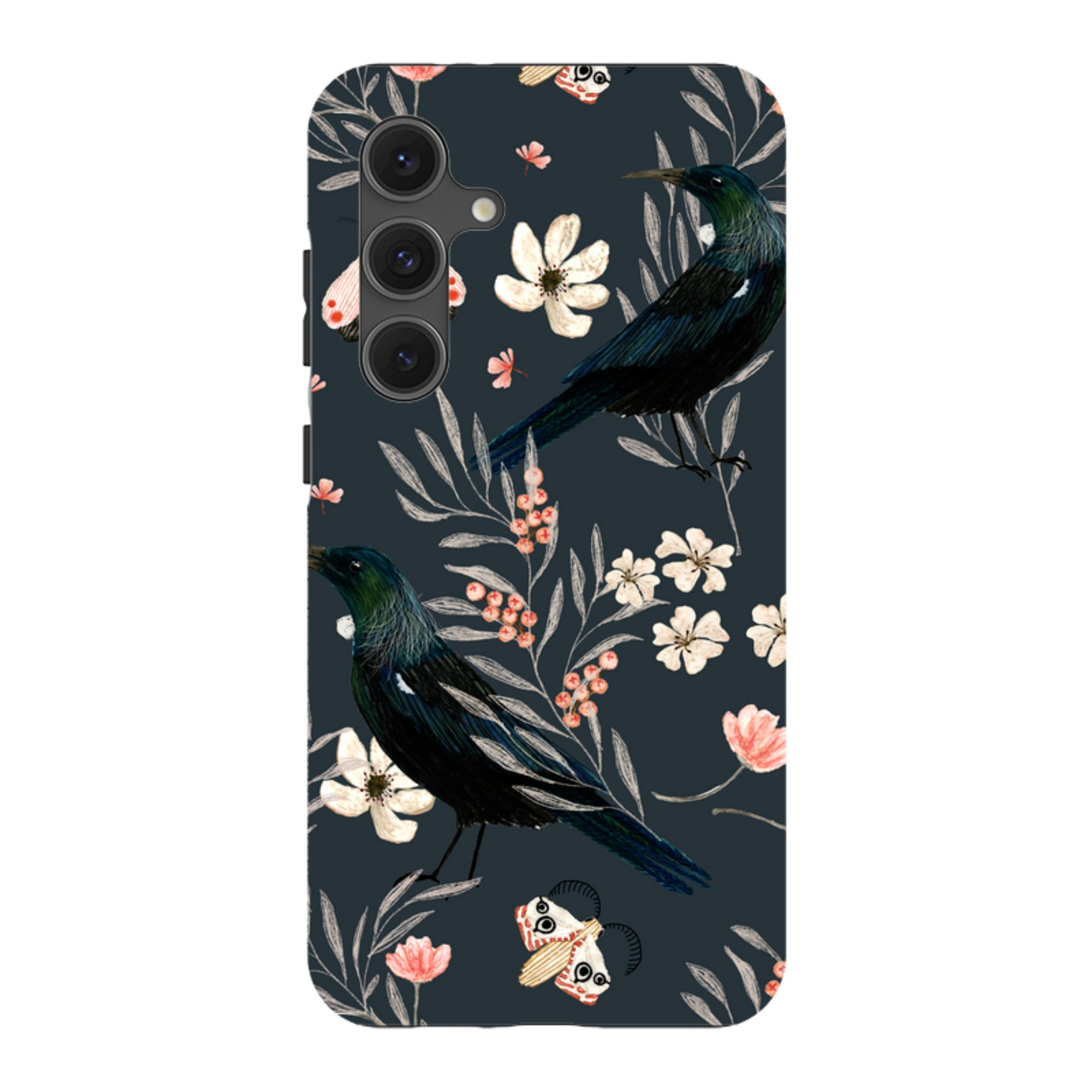 Samsung Tough Case - Moths And Tuis By Katherine Quinn