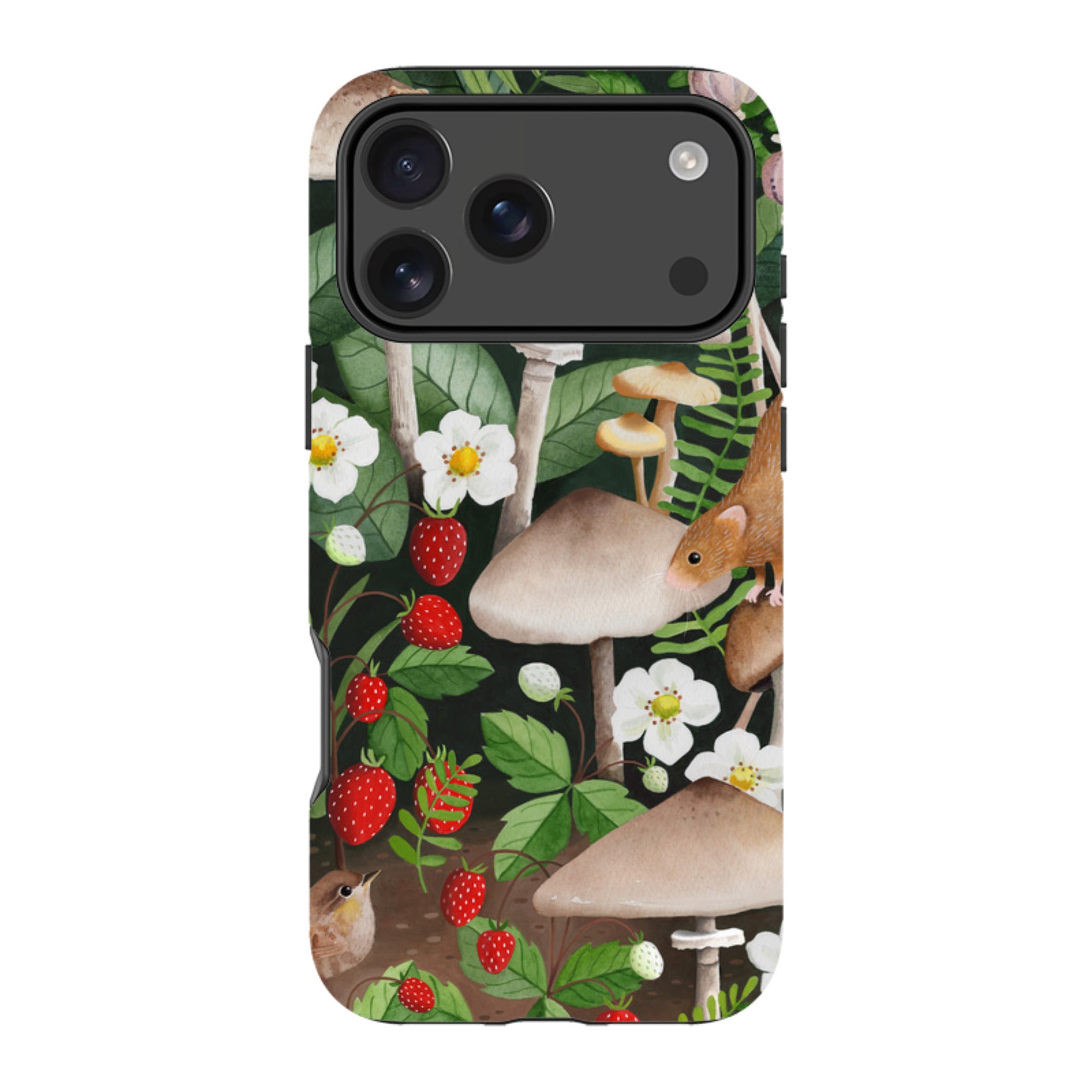 iPhone Tough Case - Strawberry Patch By Bex Parkin