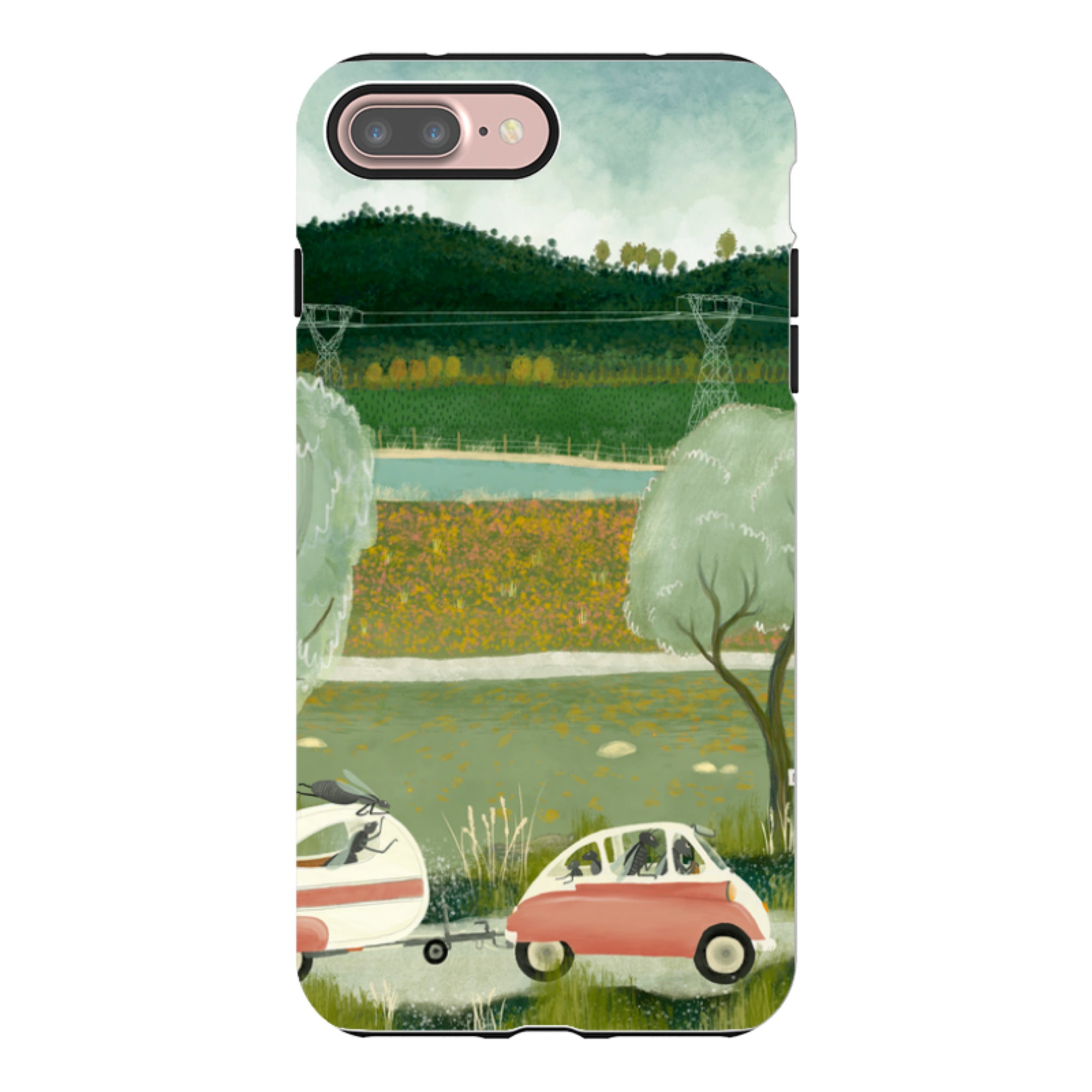 iPhone Tough Case - Happy Holidays-1 By Katherine Quinn