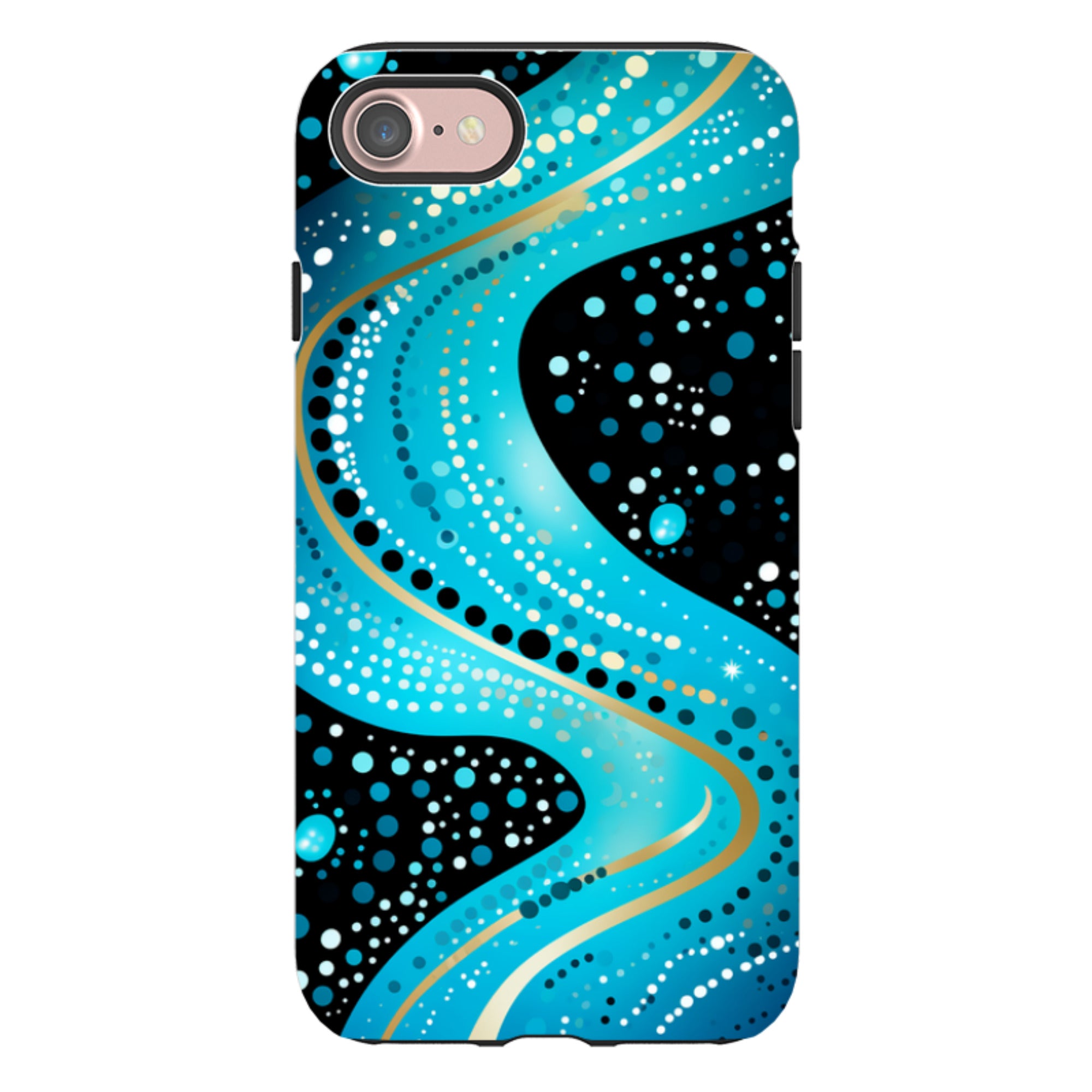iPhone Tough Case -Blue Wave
