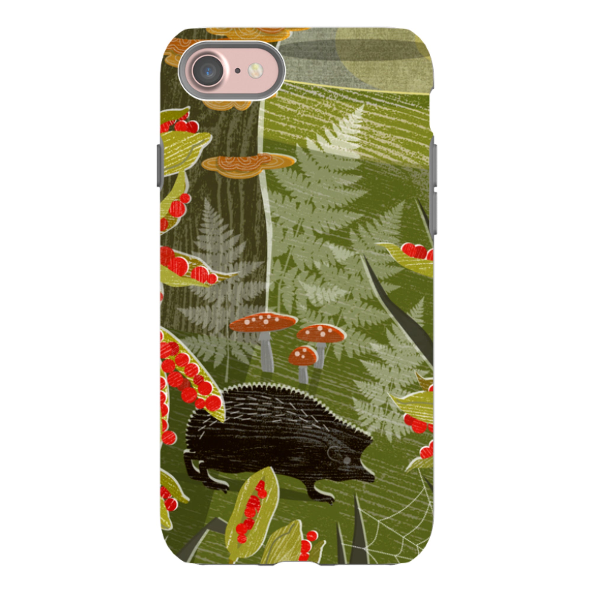 iPhone Tough Case - October Hedgehog By Liane Payne