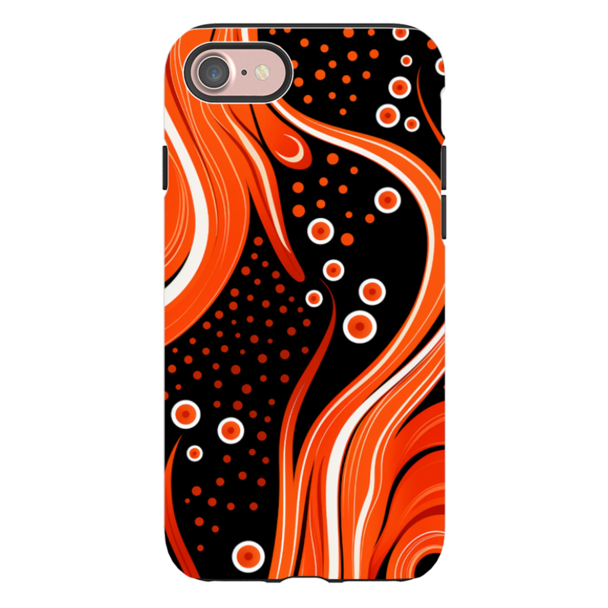 iPhone Tough Case -Red Wave Stars