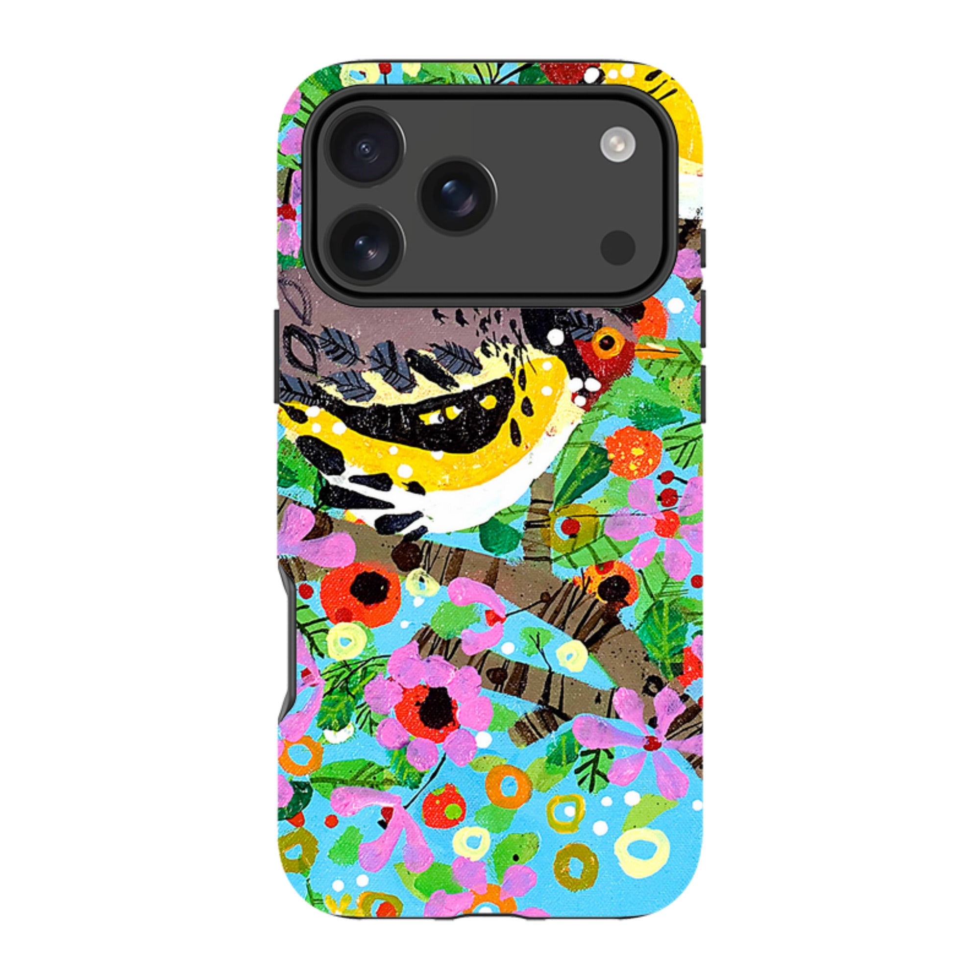 iPhone Tough Case - Finches By Claire West