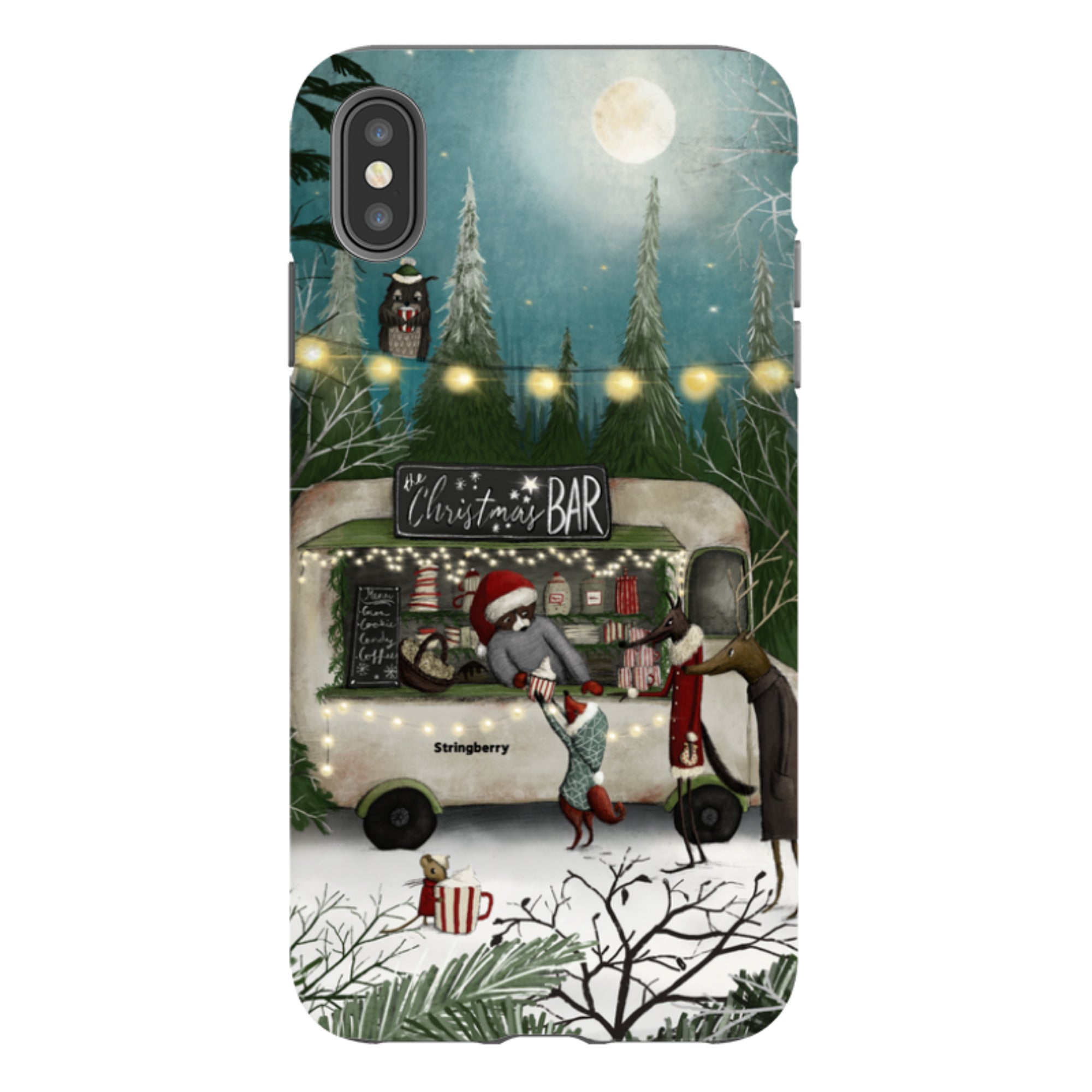 iPhone Tough Case - Christmas Bar By Maja Lindberg