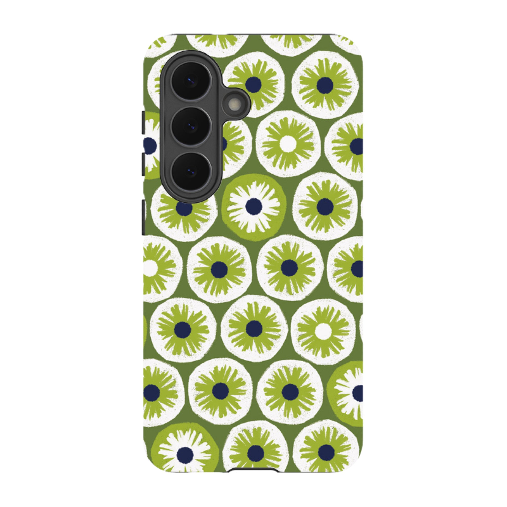 Samsung Tough Case - Penny Flowers Green By Ali Brookes