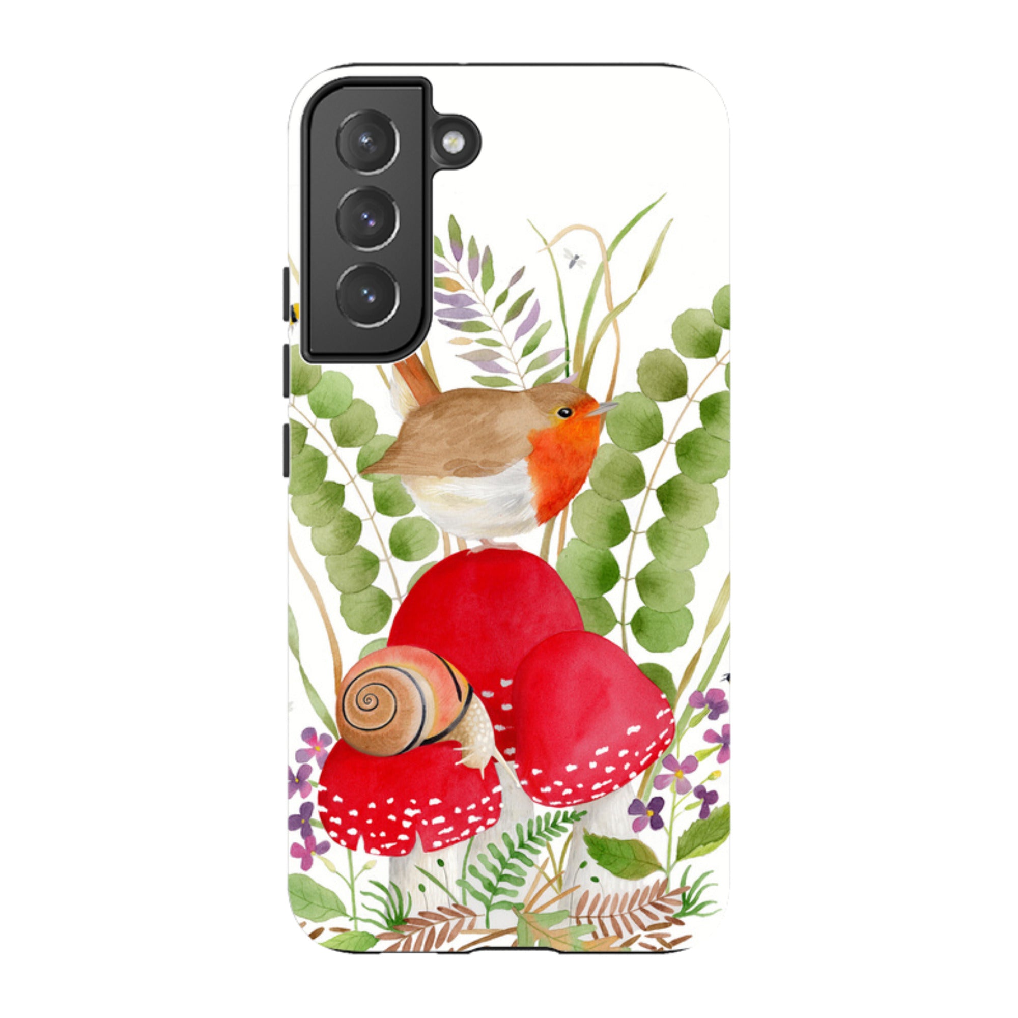 Samsung Tough Case - Robin And Snail By Bex Parkin