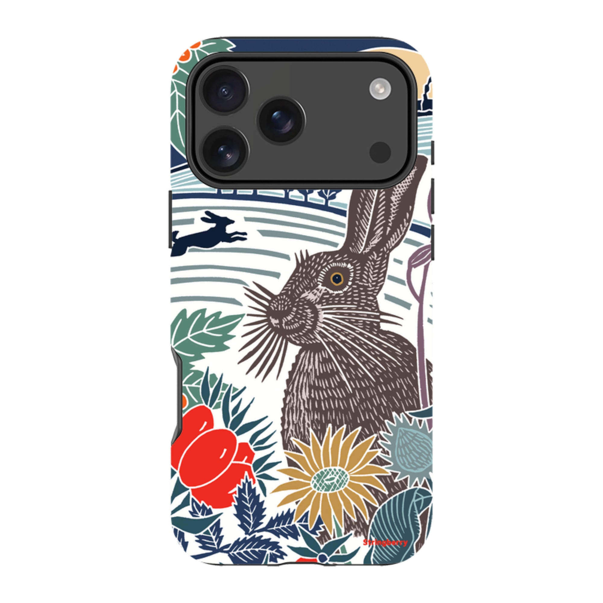 iPhone Tough Case - Winter Hare By Kate Heiss