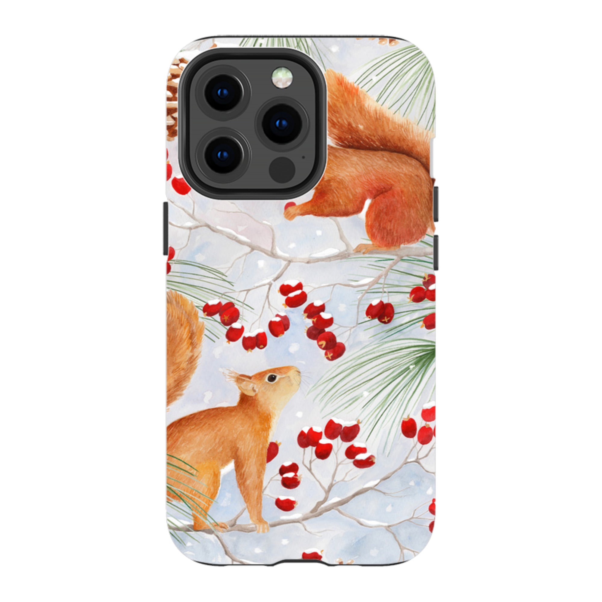 iPhone Tough Case - Red Squirrels By Bex Parkin