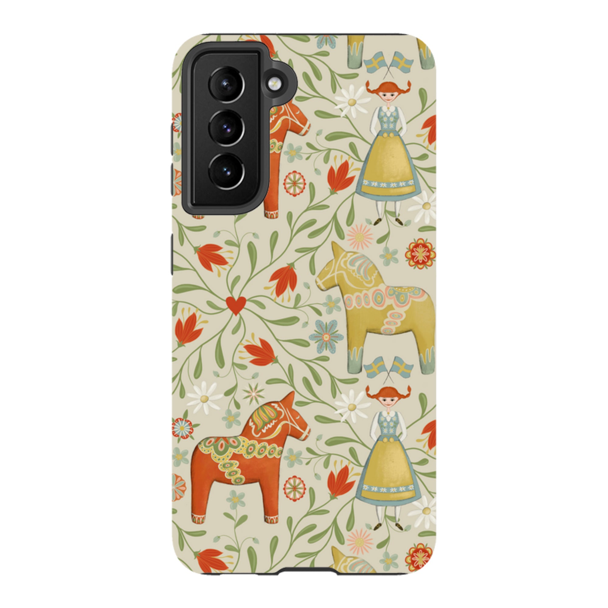 Samsung Tough  Case - Dala Horse By Maja Lindberg