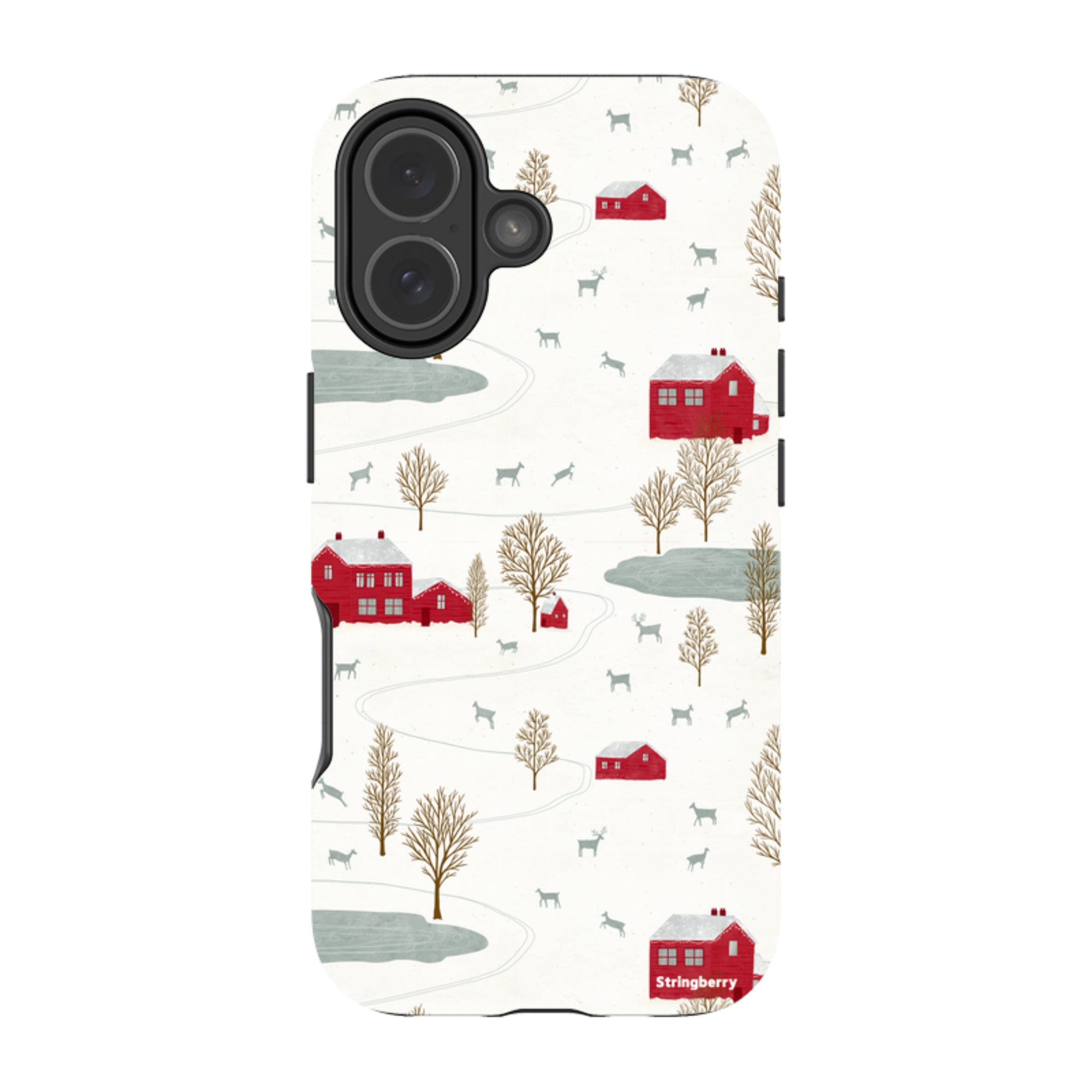 iPhone Tough Case - Winter Landscape II By Katherine Quinn