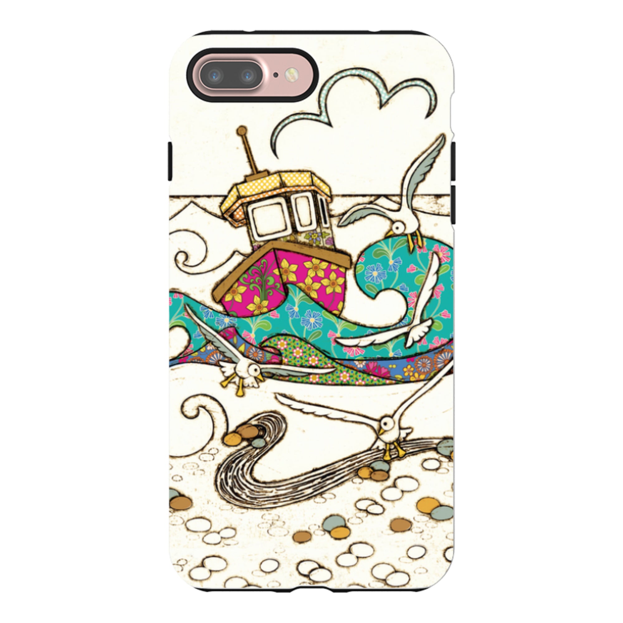 iPhone Tough Case - Fishing Boat By Amelia Bowman