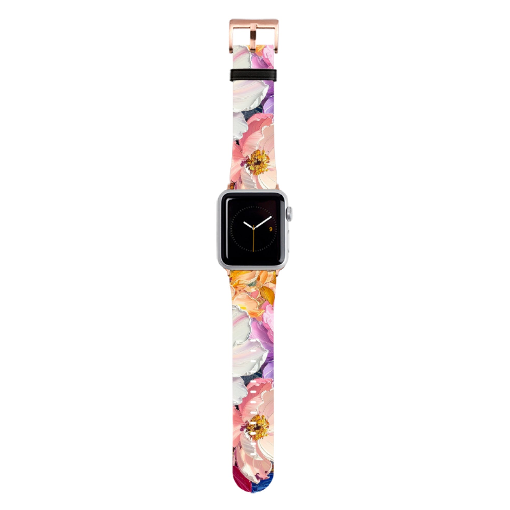 Summer Floral Saffron Apple Watch Strap
