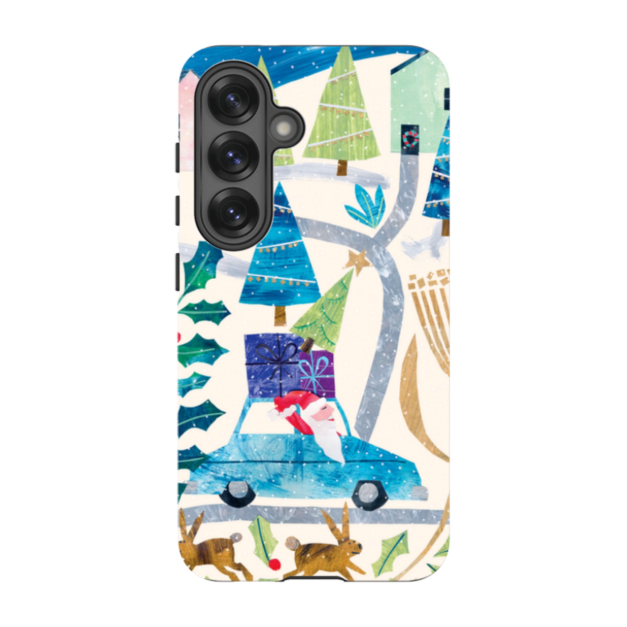 Samsung Tough Case - Santa Driving Home By Tracey English