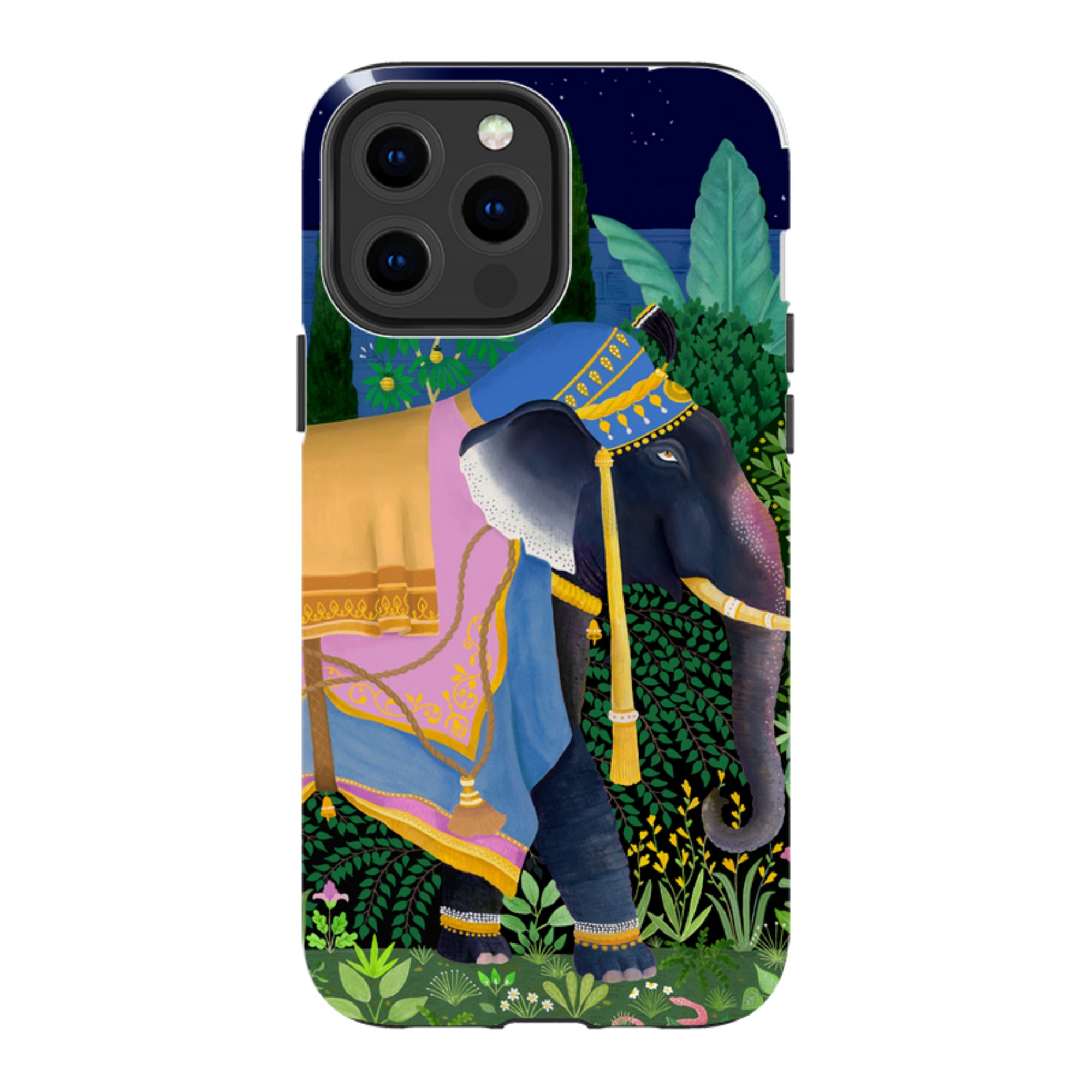 iPhone Tough Case - Indian Elephant By Bex Parkin