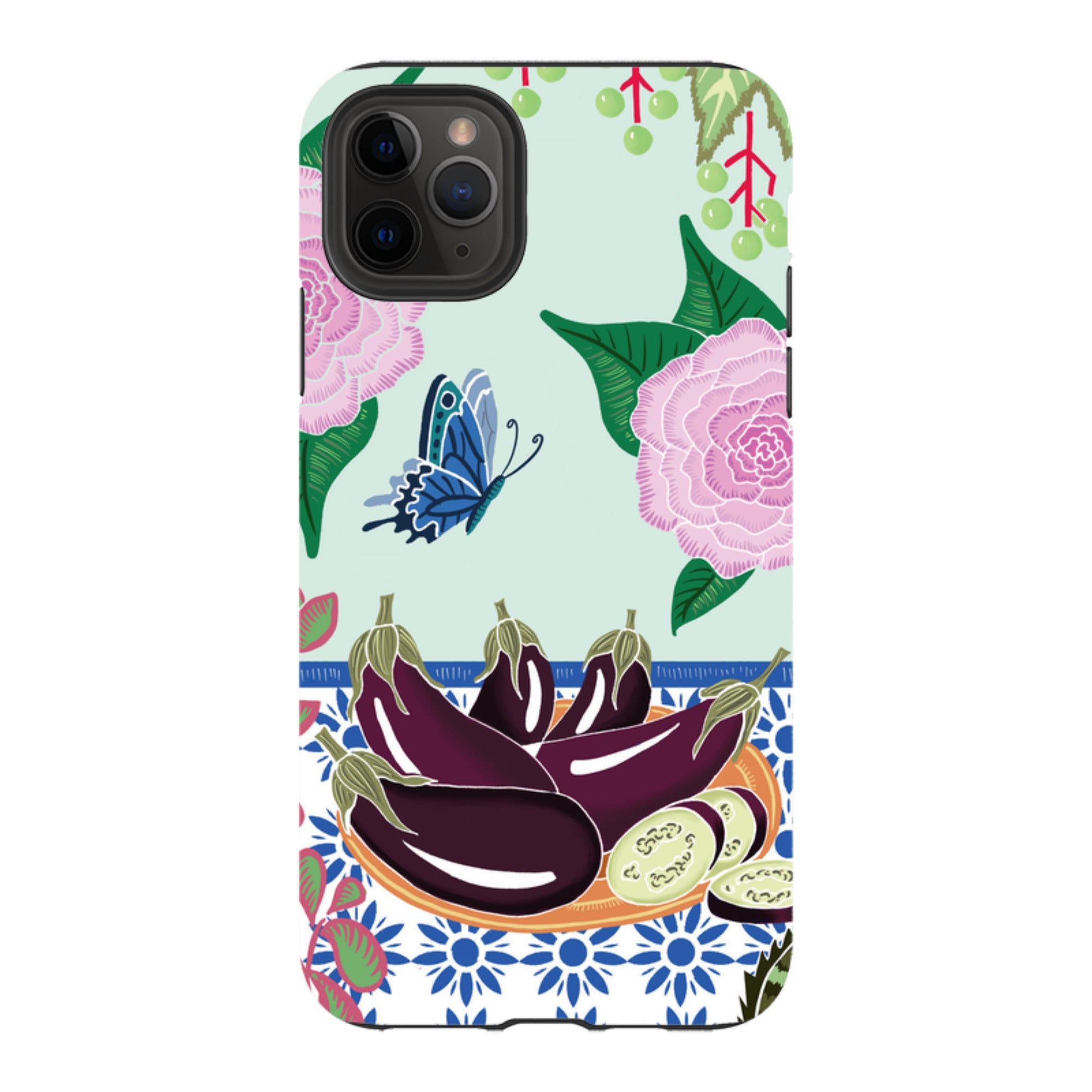iPhone Tough Case - Aubergines By Kate Heiss