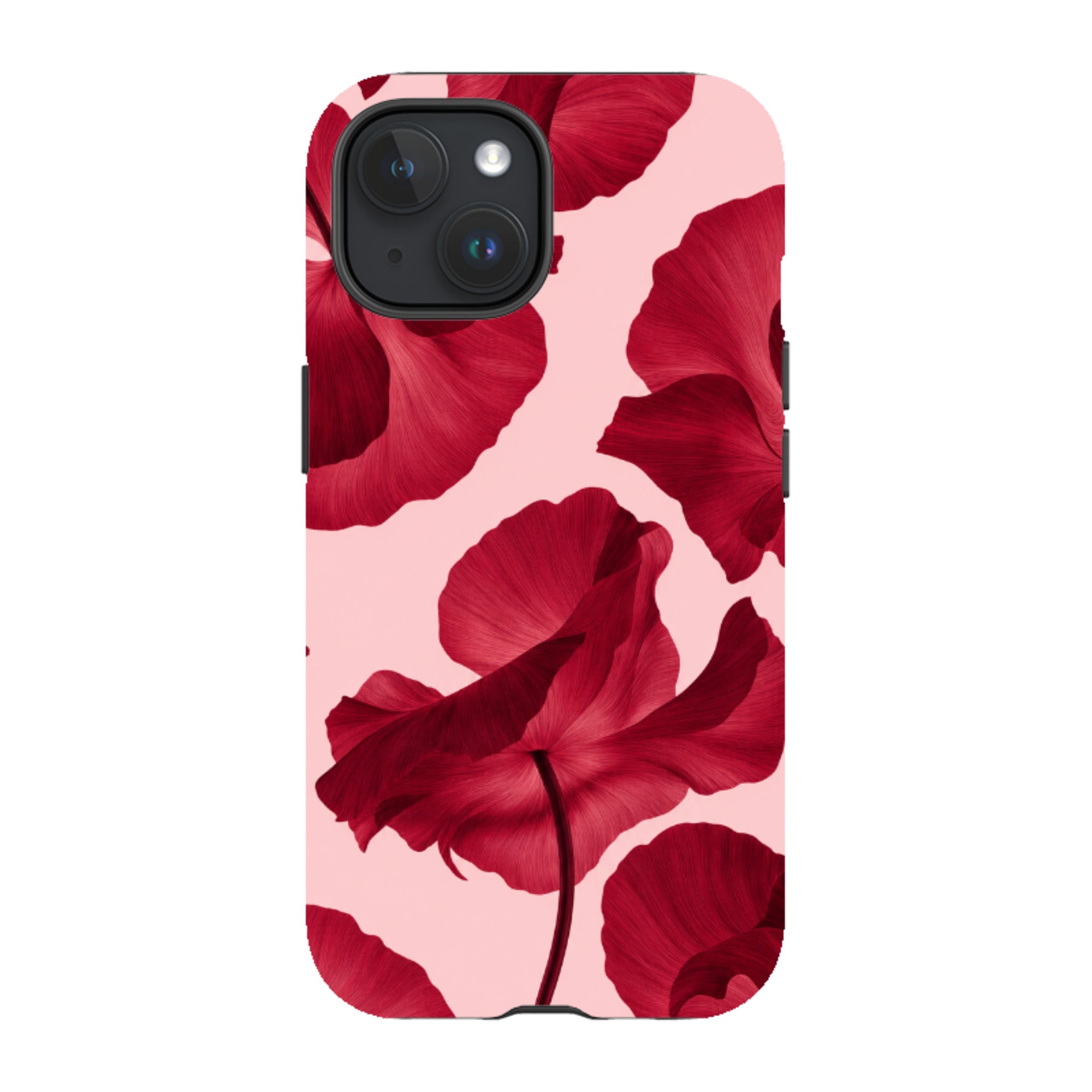 iPhone MagSafe Tough Case - Burgundy Poppy